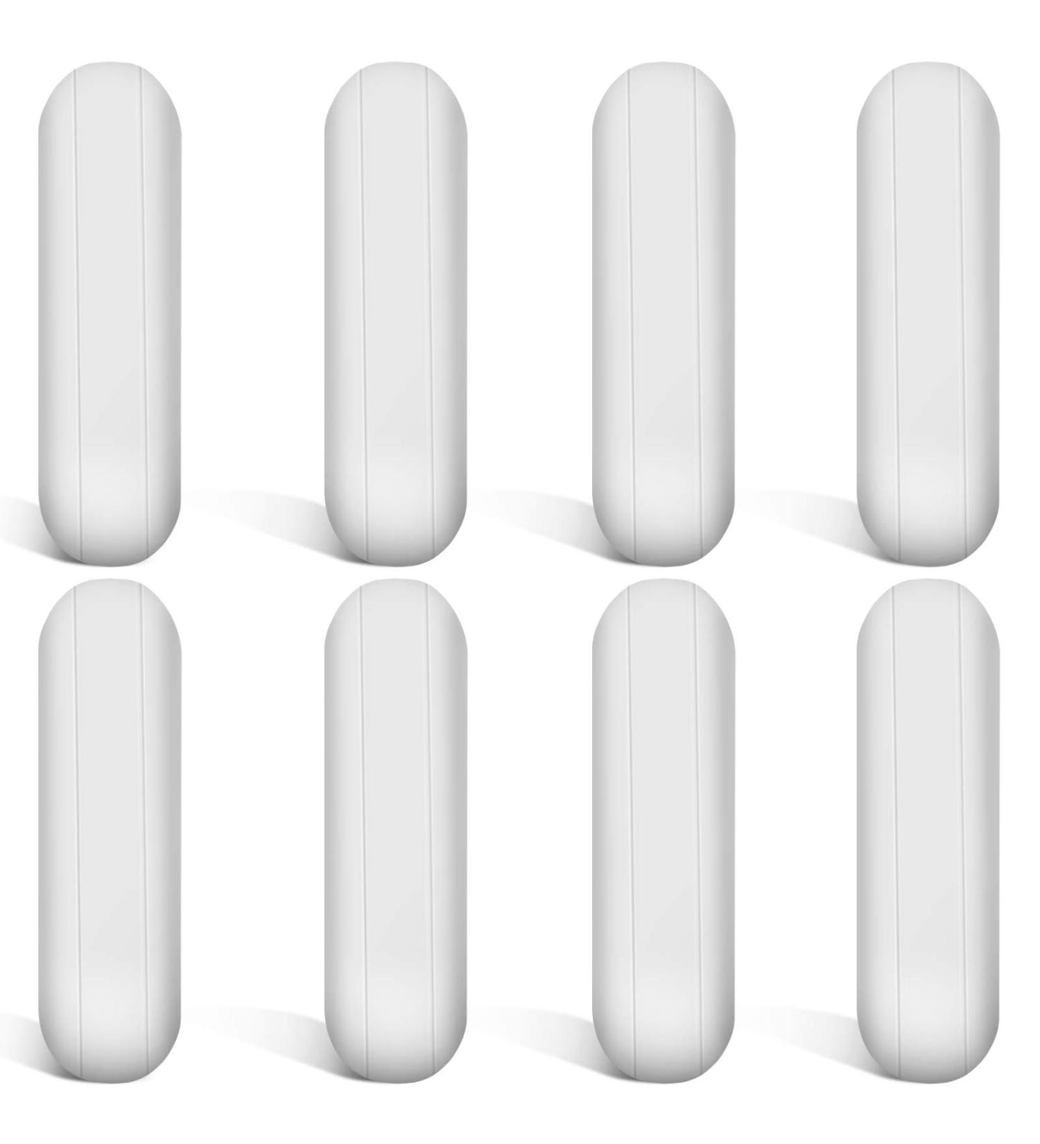 PTFE Magnetic Stir Bars for Laboratory Stirrers - White 30mm/1.18 Inch - Set of 8 - Buy Online on GoSupps.com