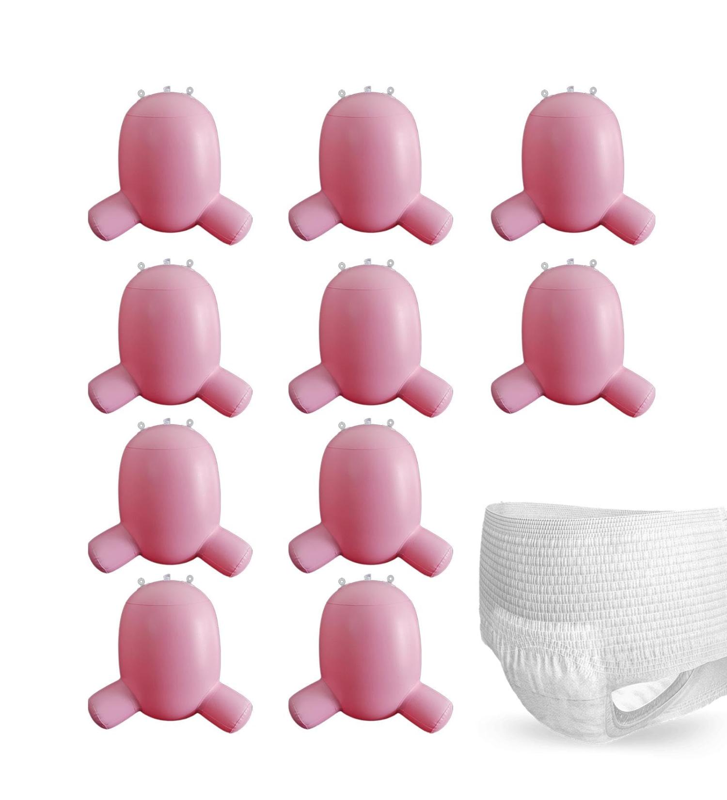 DMuzsoih Diaper Exhibition Model | 10-Piece Children's Underwear Display Kit - Inflatable Pink Dummy Torso Models - Buy Online on GoSupps.com
