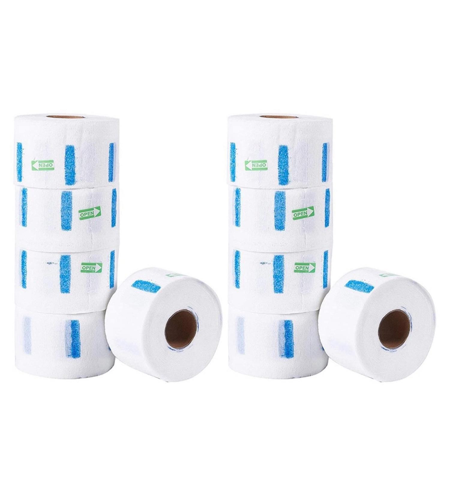 Asinfter 10 Neck Hair Cutting Collar Strip Roll Paper Salon Barber Dispose - Buy Online on GoSupps.com