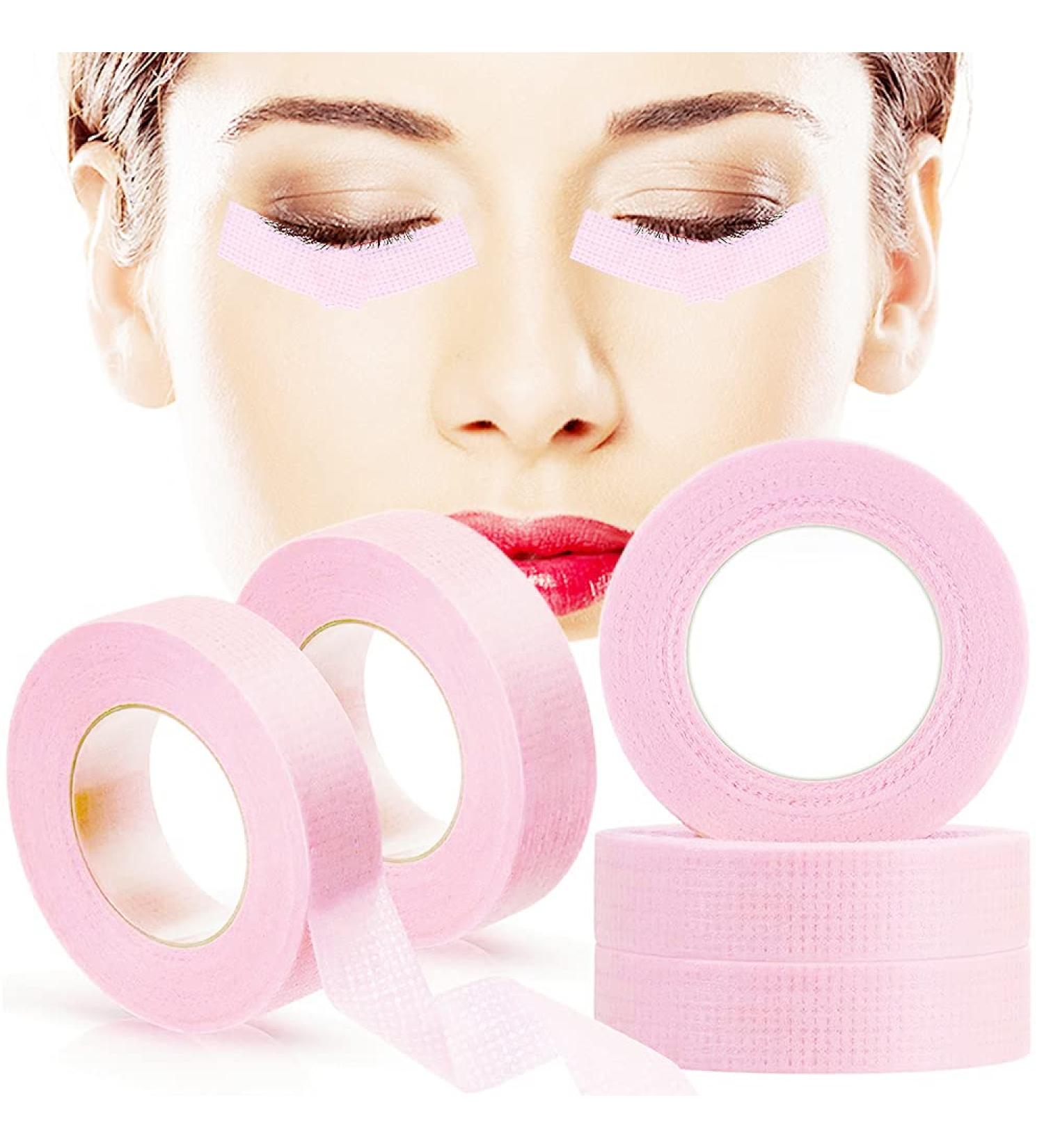 Akissos 6 Pcs Breathable Eyelash Extension Tape - Tear by Hand Fabric Tapes for Lash Extension/Lash Lift - Buy Online on GoSupps.com
