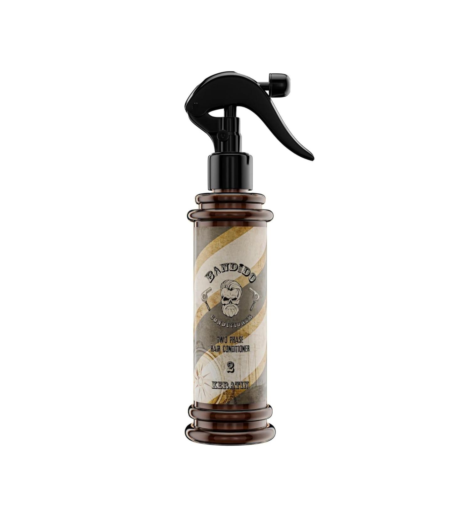 BANDIDO Bi-Phase Keratin Conditioner 350ml Sulfate-Free Conditioner Keratin Hair Mask Dry and Damaged Hair Care Hair Moisturizer Hair Conditioner Hair Detangler - Buy Online on GoSupps.com