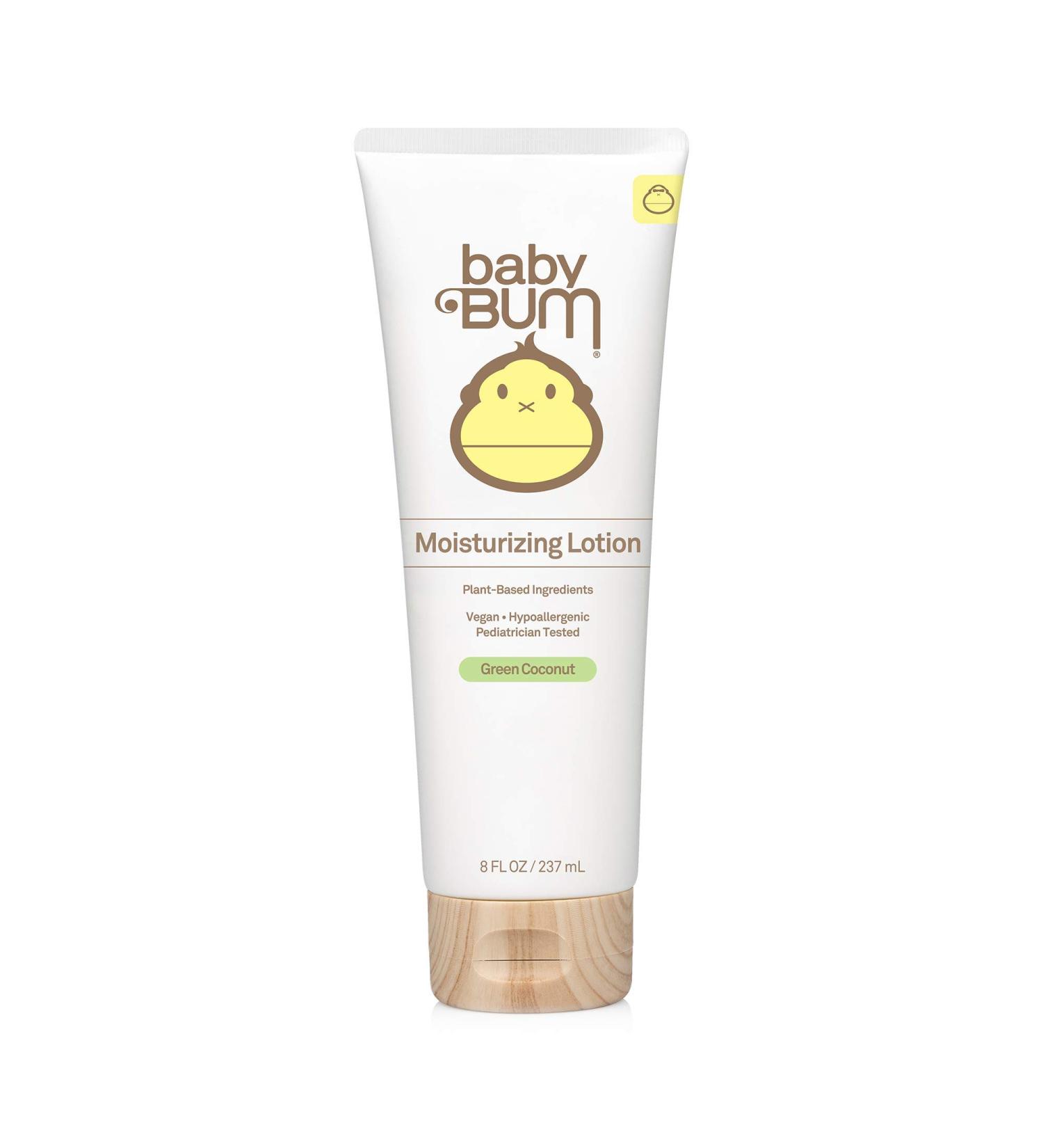 Baby Bum Everyday Lotion | Moisturizing Body Lotion for Sensitive Skin | Shea & Cocoa Butter | Natural Fragrance | 8oz | Gluten-Free & Vegan - Buy Online on GoSupps.com