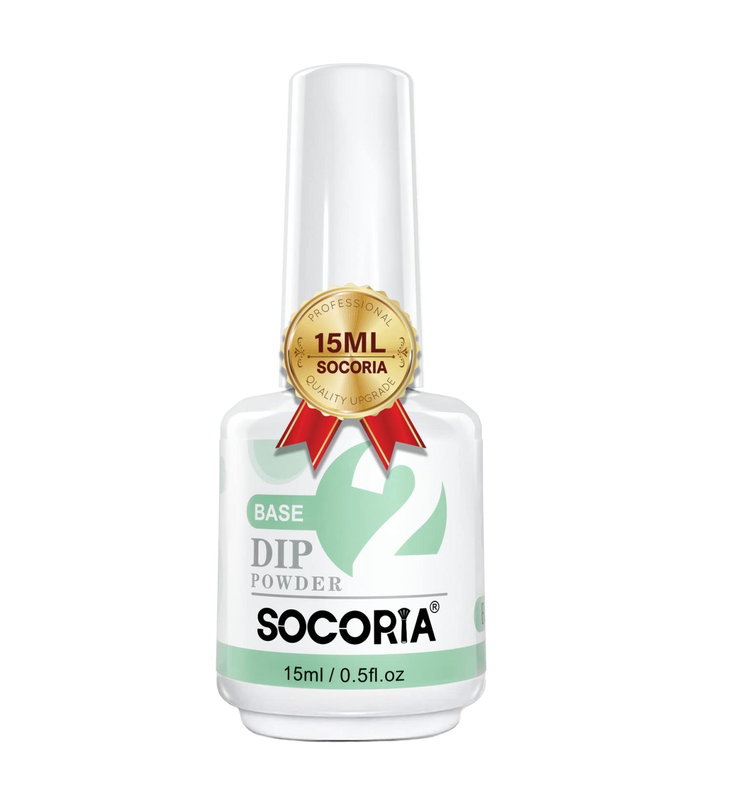 Buy Dip Powder Base Coat 15ml | Fast Dry Long-Lasting Nail Dipping Powder for DIY Salon & French Nail Art - No Lamp Needed - Buy Online on GoSupps.com