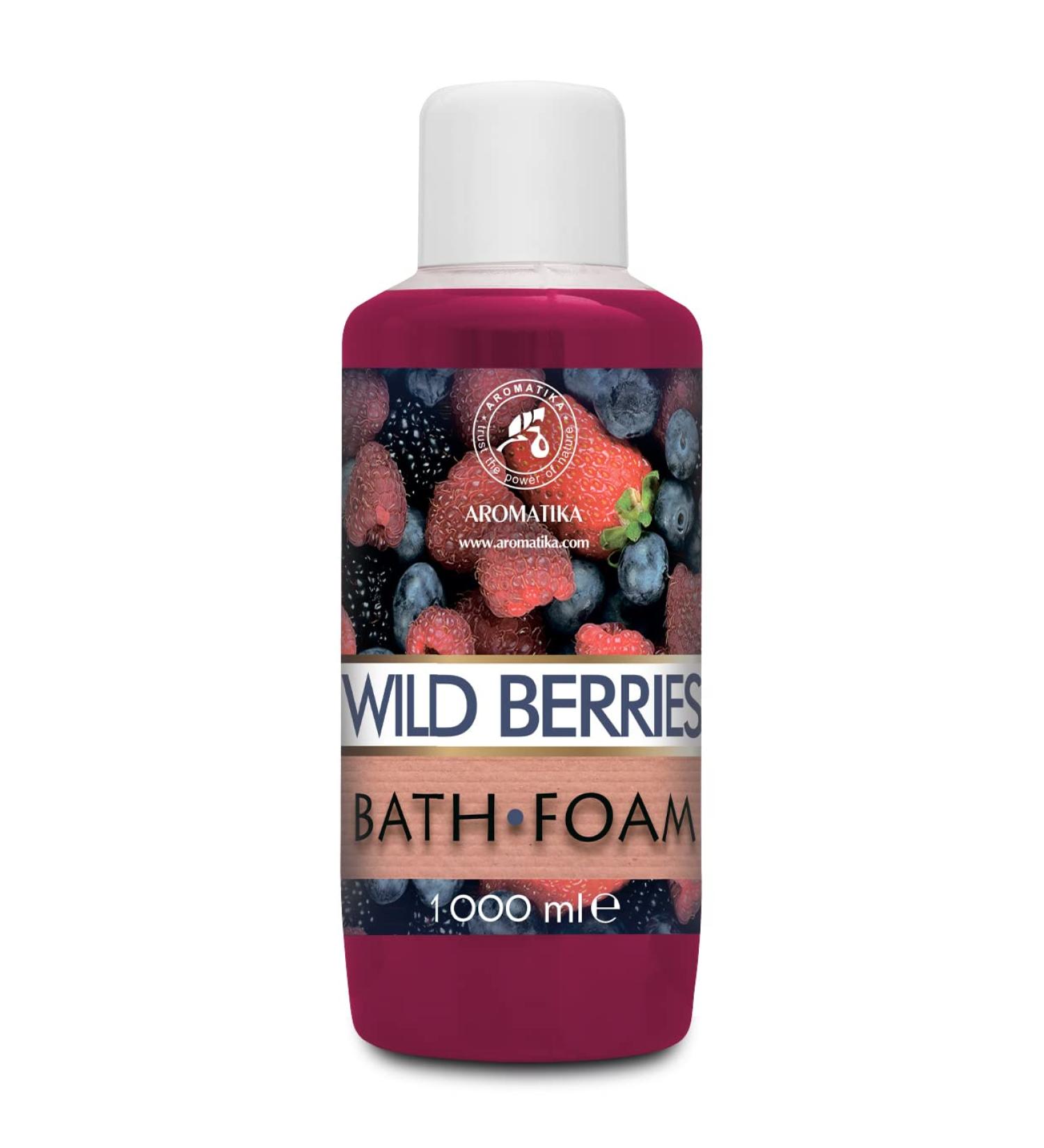 Wild Berries Bath Foam 34 Fl Oz - Relaxing Aromatherapy for Spa & Wellness | Luxury Bubble Baths for Good Sleep & Body Care - Buy Online on GoSupps.com