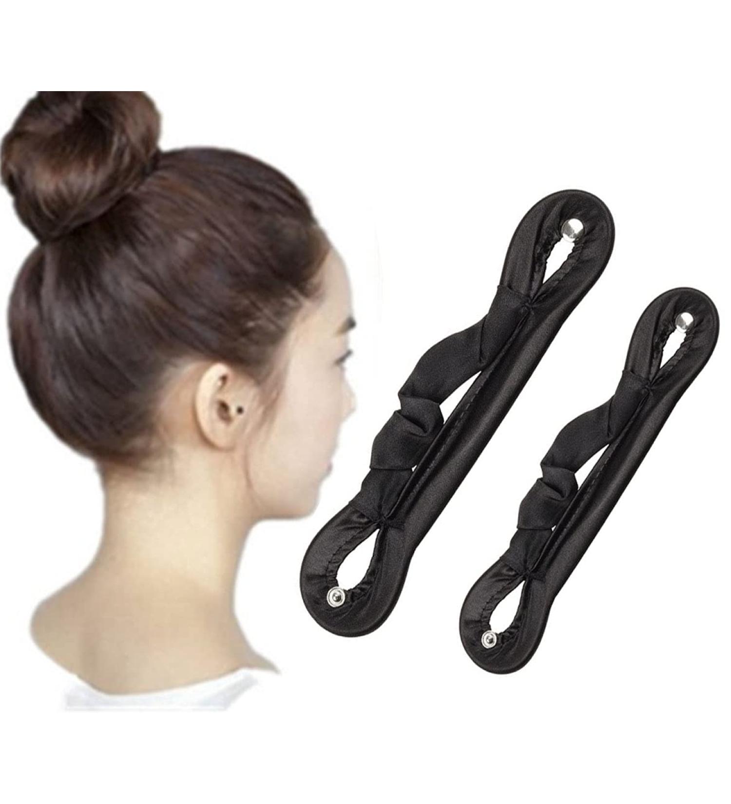 Magic Hair Knot Maker - Foam Sponge Styling Rolls & Curlers for Women & Girls (2 Pieces) - Perfect Updos & Braiding Tools - Buy Online on GoSupps.com
