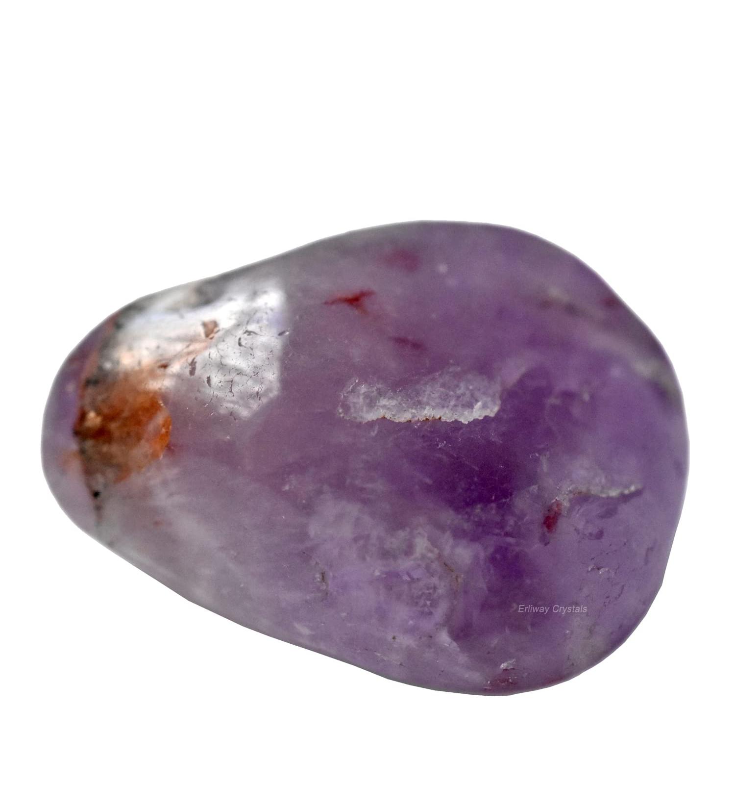 Large Purple Fluorite Healing Crystal Stones 1.25-2.0 - Natural Tumbled Polished Gemstones for Reiki, Energy Healing, and Meditation - Buy Online on GoSupps.com
