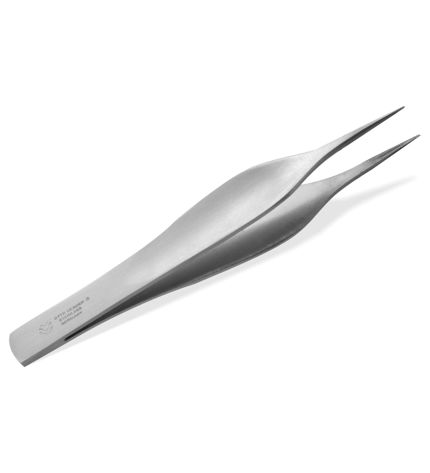 Otto Herder Manicure Splinter Tweezers 9.3 cm - Stainless Steel Pointed Tip Precision Tweezers for Flawless Grooming - Buy Online on GoSupps.com