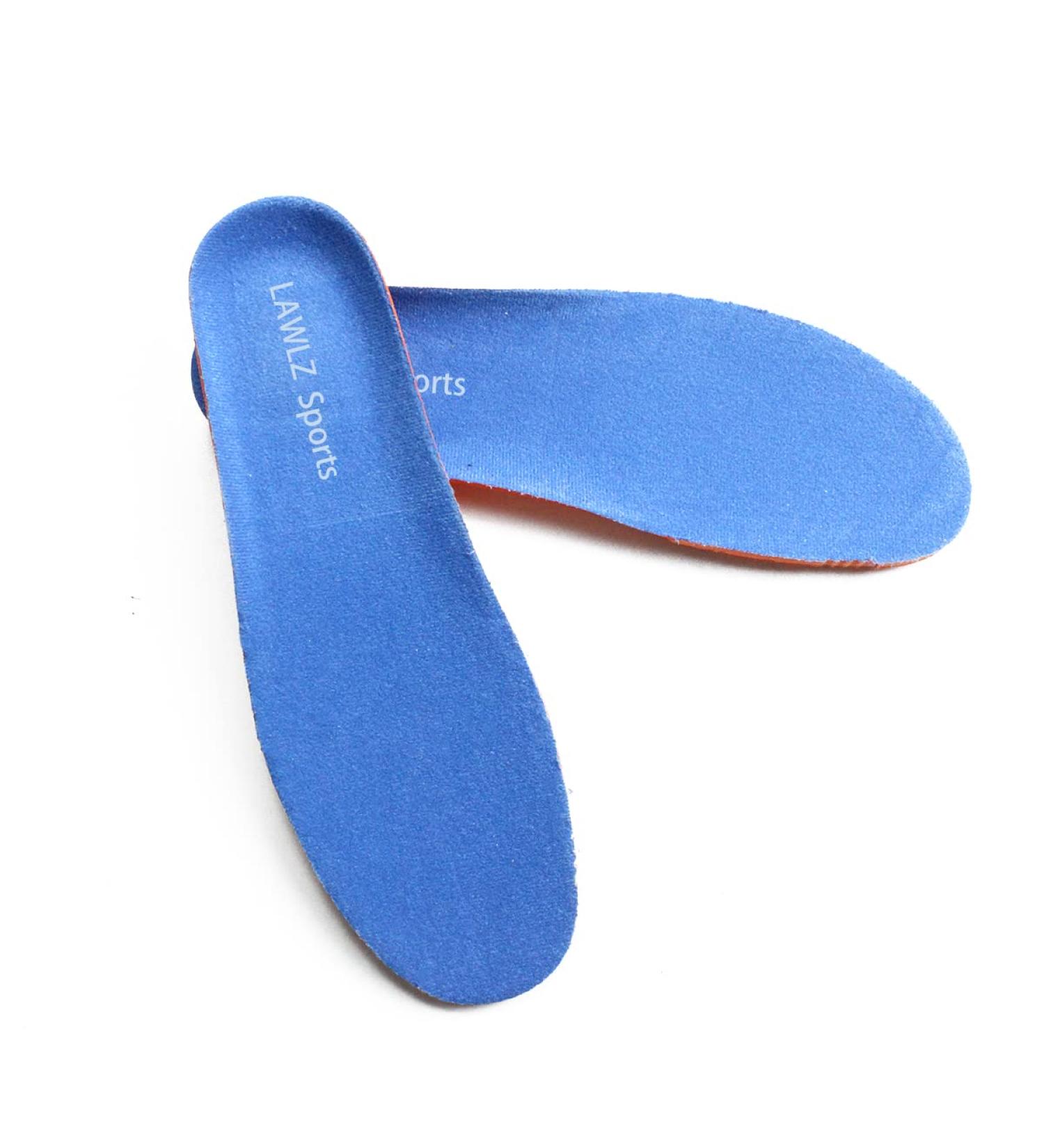 Blue Sport Insoles for Men - Unisex Comfort Insoles for Running Shoes | EU 44/US 11 | Ideal for Active Sports, Walking, Running, Training, Hiking - Buy Online on GoSupps.com