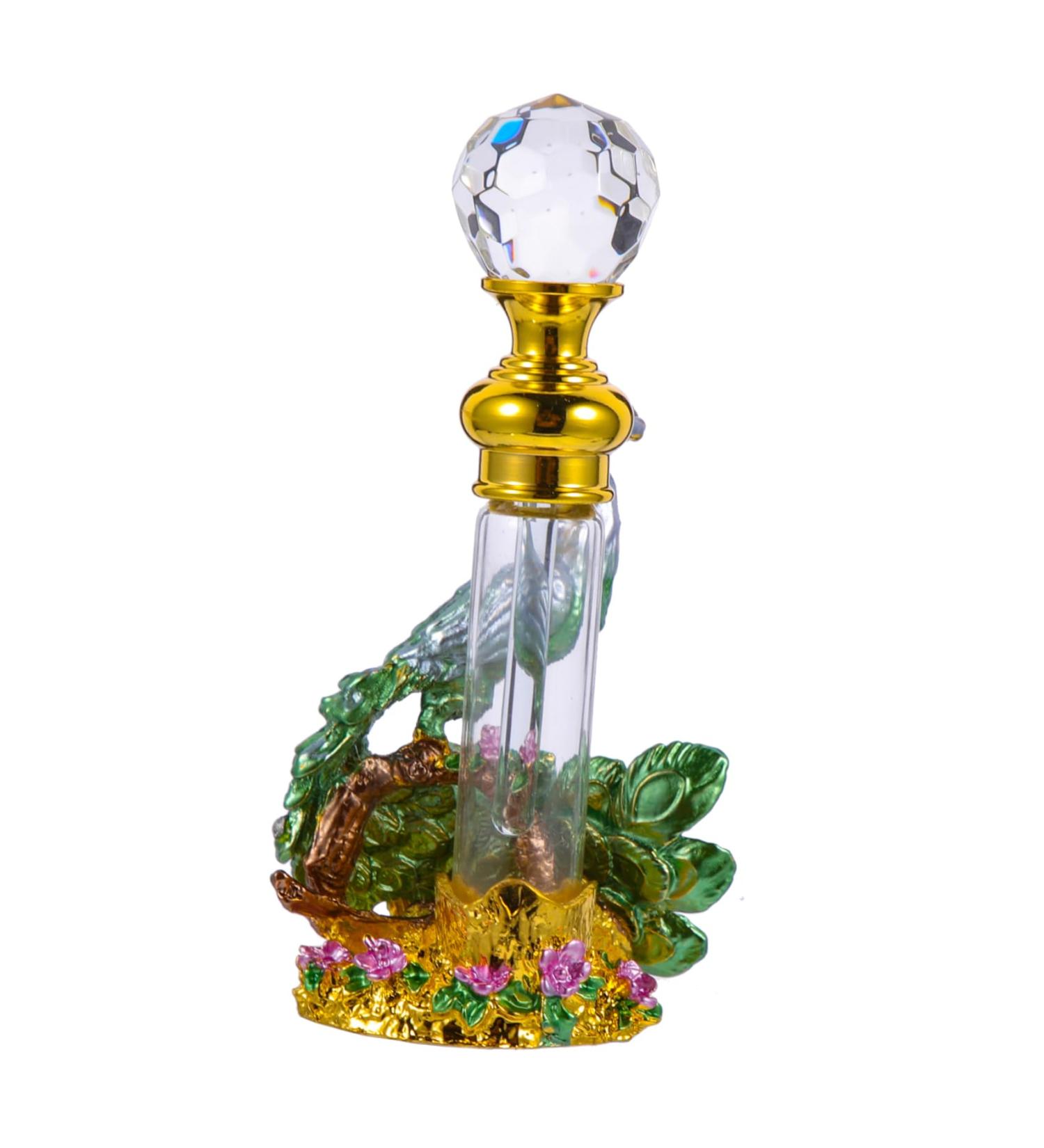 MAGICLULU Perfume Bottle Essential Oil Bottle Creative Fragrance Bottle Mini Perfume Bottle Exquisite Fragrance Bottle Empty Bottle Small Aroma Bottle Household Perfume Bottle 14x4x3cm Green - Buy Online on GoSupps.com