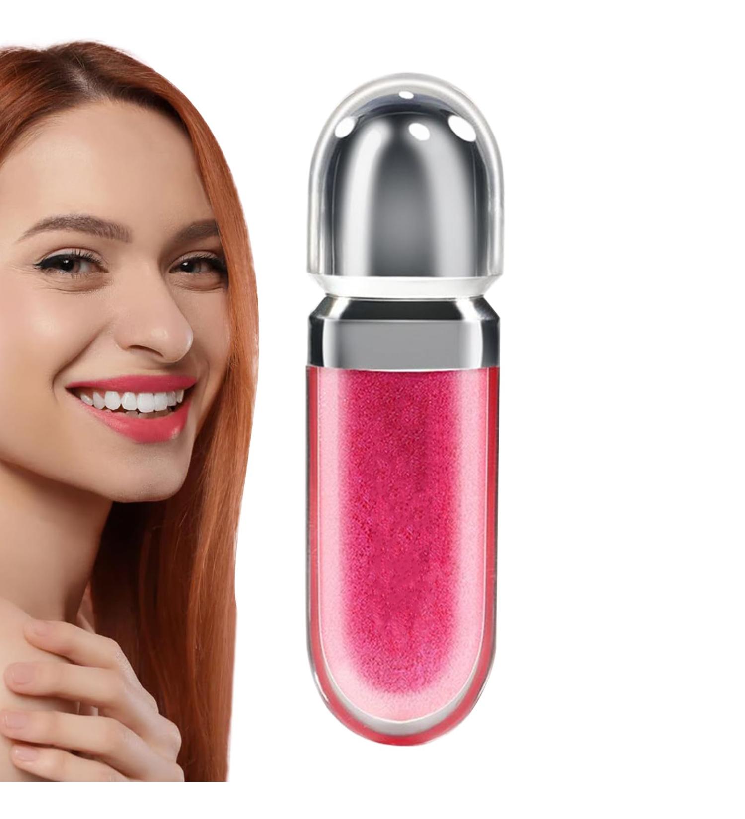 Glossy Lip Gloss Moisturizing Lip Balm | Long-Lasting Moisturizing Lip Balm with Plumping Effect Makeup for Women and Teens - Travel - Buy Online on GoSupps.com