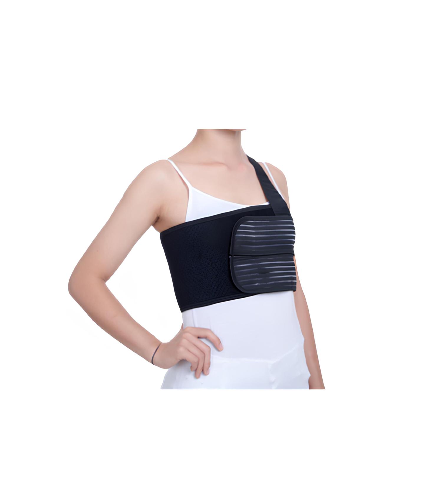 ZJchao Rib Chest Support Brace - Elastic Breathable Compression for Dislocated Ribs - Post-Operation Rib Belt for Men & Women - International Shipping Available - Buy Online on GoSupps.com