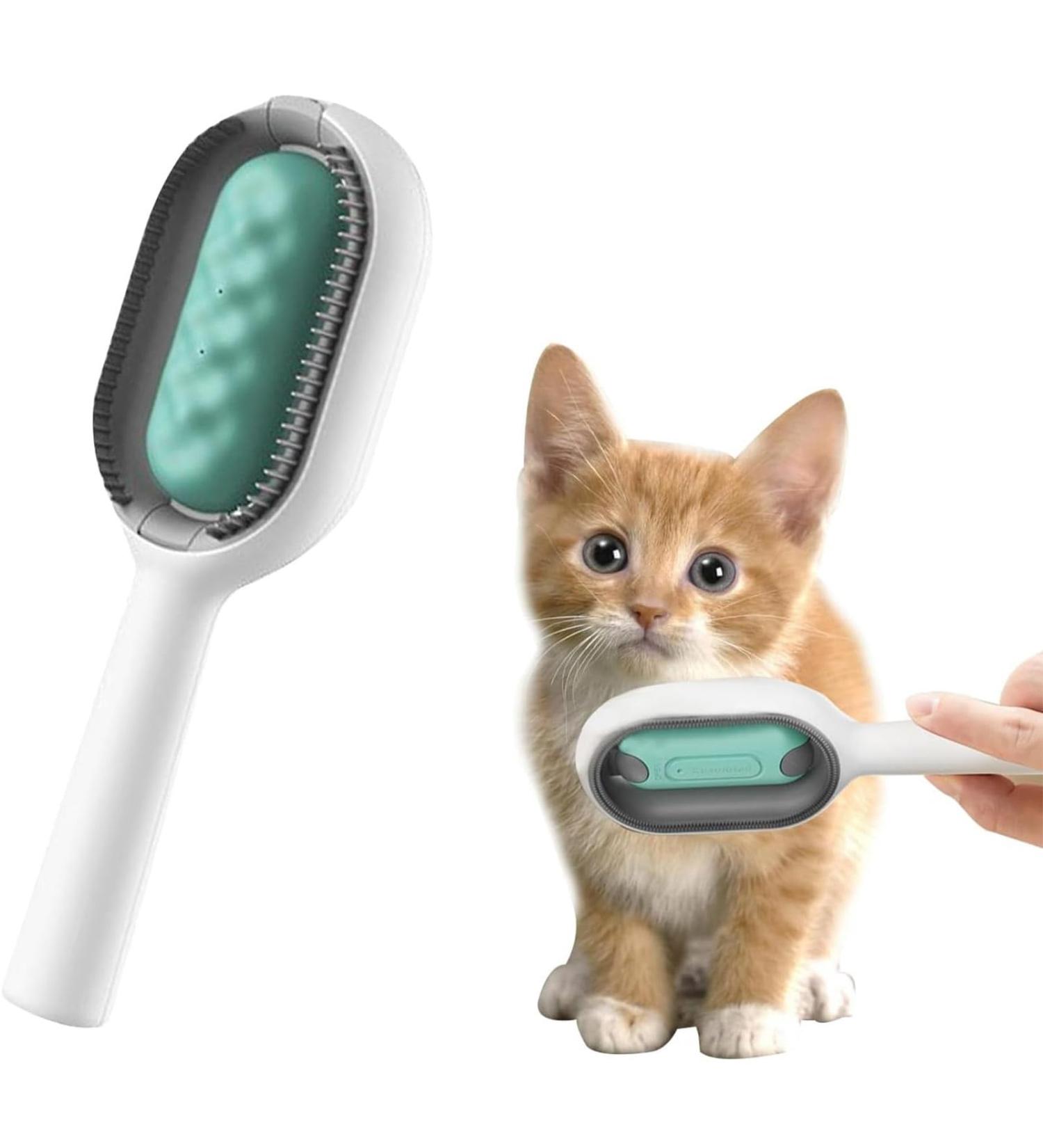 1PCS Cat Brush With Water Tank Cat Grooming Brush Or Dogs And Cats Portable Professional Cat Brushes For Grooming And Cleaning - Buy Online on GoSupps.com