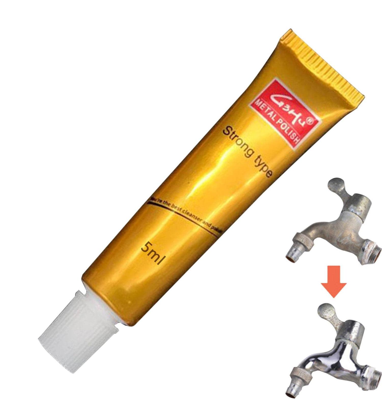 Metal Polish Paste | All Metal Polish Tube Multi Purpose Metal Cleaning Supplies for Silver Copper Brass Chrome Porcelain Rust Removal Coatuiyo - Buy Online on GoSupps.com