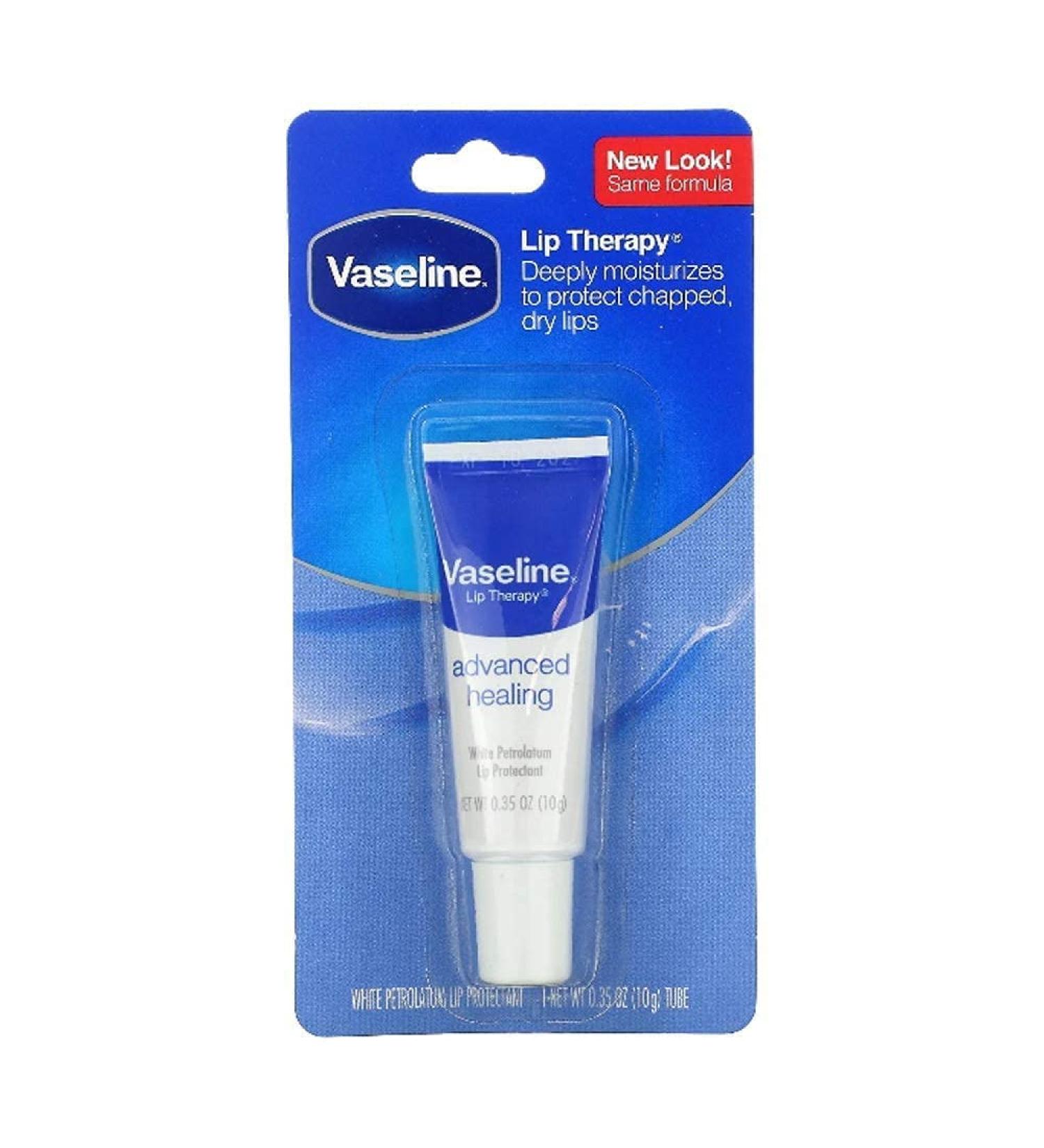 Vaseline Lip Therapy Advanced Formula 0.35 oz - Pack of 5 | Hydrating Lip Balm Set - Buy Online on GoSupps.com