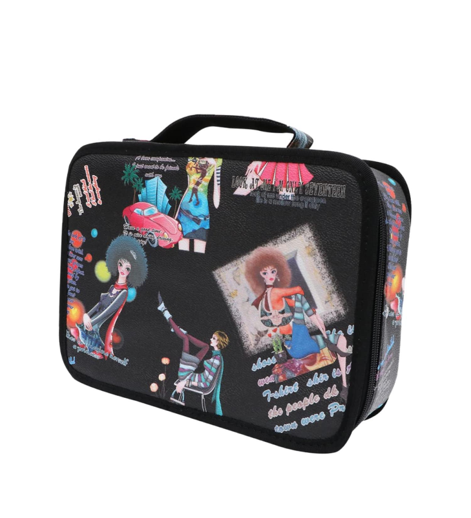 Angoily Hair Stylist Travel Bag | 1pc Toiletries & Makeup Kit | Barber Scissor Pouch | Ideal Storage for Hairdressing & Salon Essentials - Buy Online on GoSupps.com