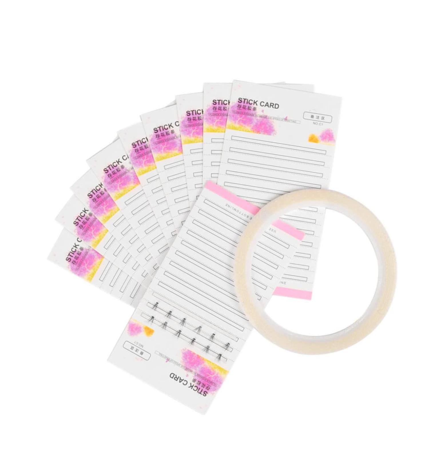 Balacoo 10pcs Eyelash Extension Plate - Eyelash Holder & Storage Cards for Volume Lash Fans - Hair Cutting Guide Tool - Portable Eyelash Glue Cards - Buy Online on GoSupps.com