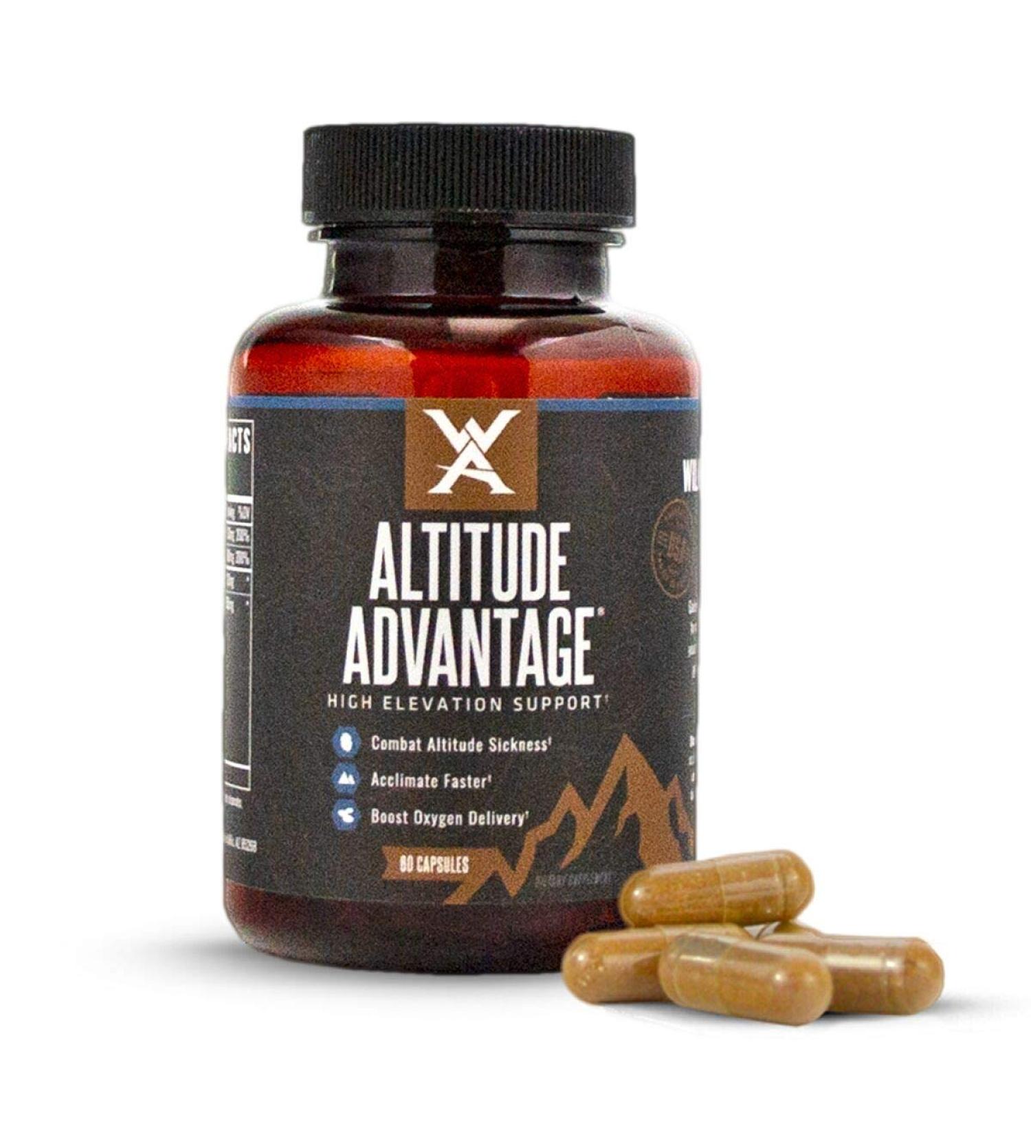 Wilderness Athlete Altitude Advantage - Altitude Sickness Prevention & Relief with Golden Root Extract - 60 Count Bottle - Buy Online on GoSupps.com