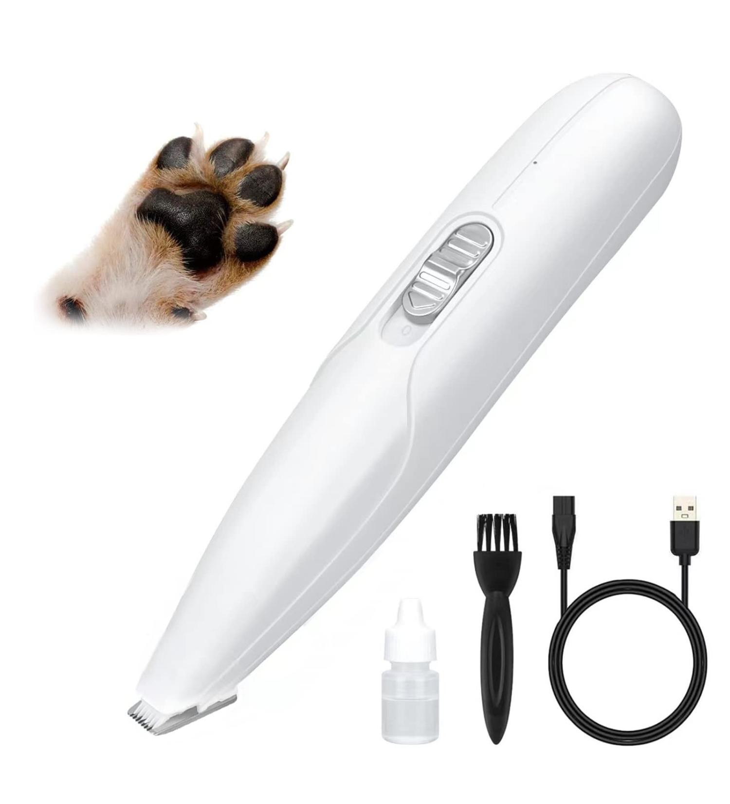 BiirBlue Dog Paw Trimmer - Upgraded Low Noise Pet Hair Clippers for Dogs and Cats - Buy Online on GoSupps.com
