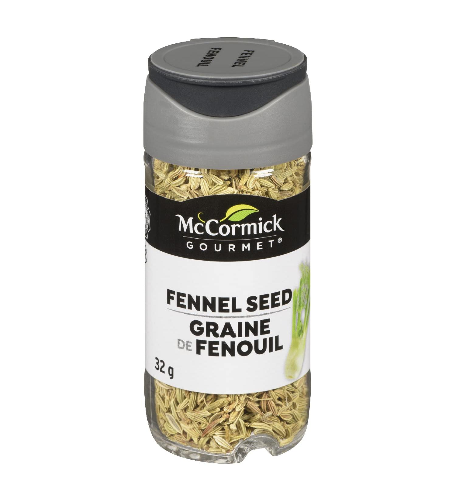 McCormick Gourmet (MCCO3) New Bottle Premium Quality Natural Herbs & Spices Fennel Seed 32g - Buy Online on GoSupps.com