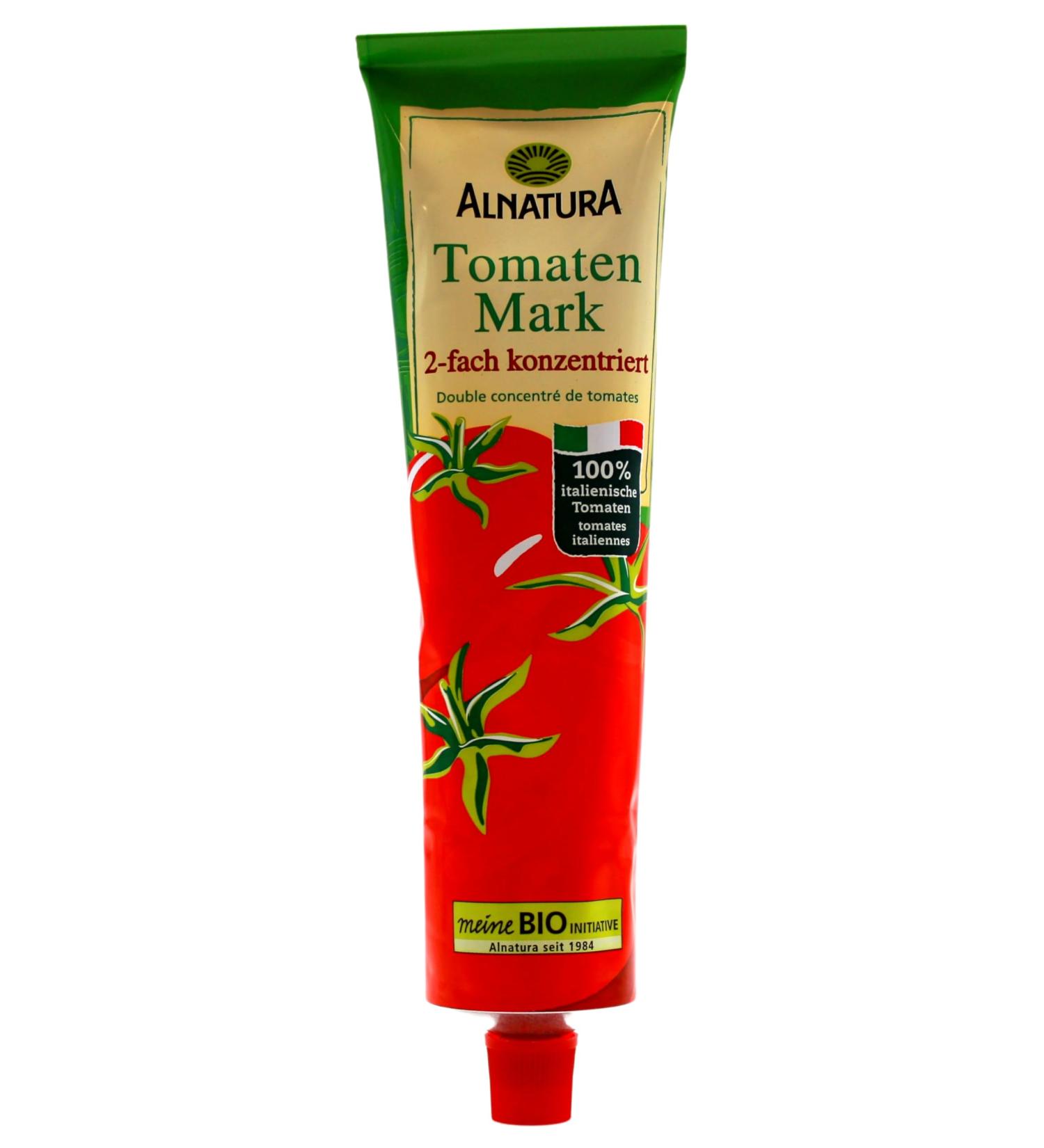 Alnatura Organic Tomato Paste Double Concentrated - 12 Pack (12 x 200g) - Premium Quality for International Shipping - Buy Online on GoSupps.com