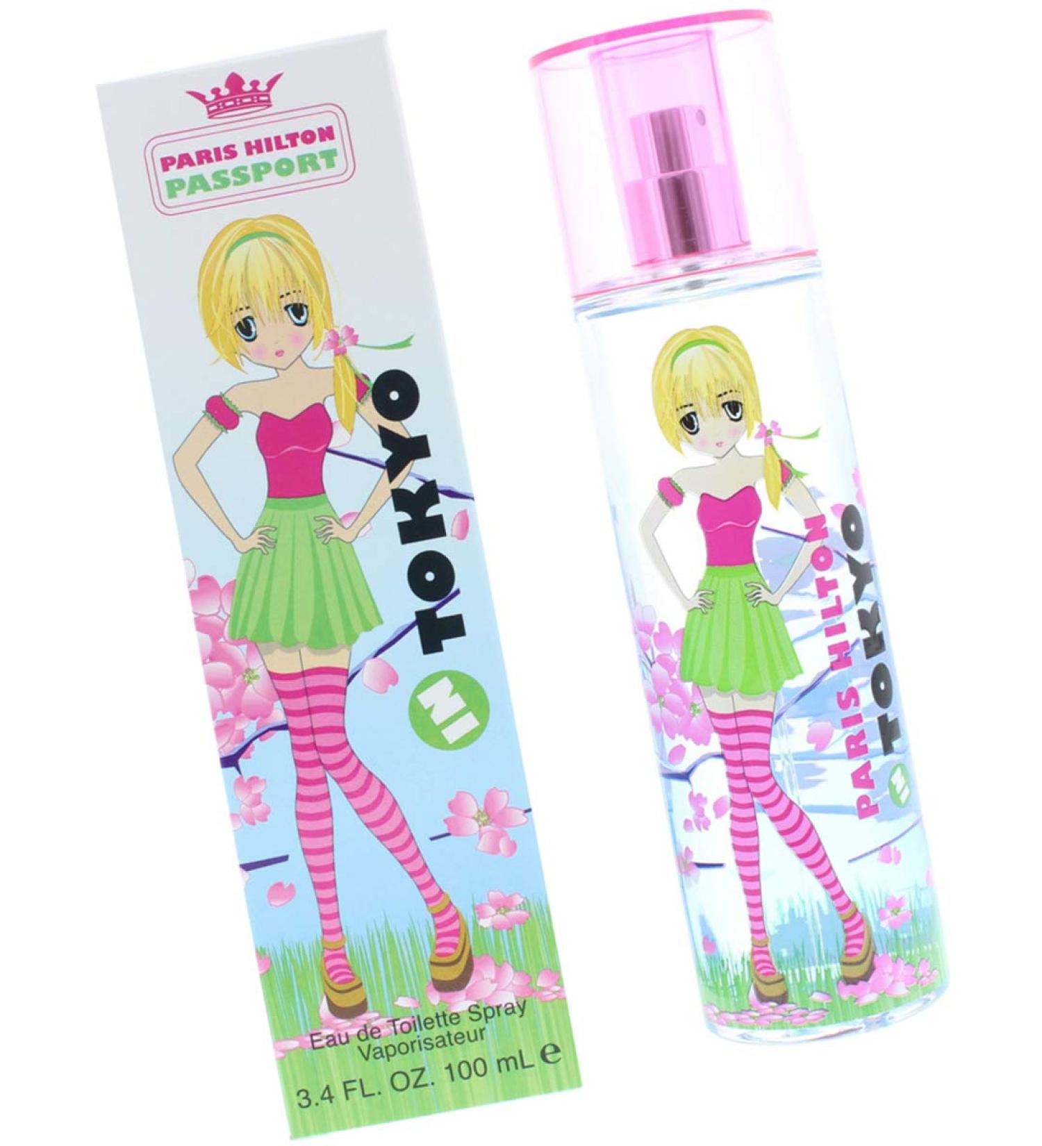 Paris Hilton Passport Tokyo 3.4 Oz / 100ml Eau de Toilette 3.4 Fl Oz (Pack of 1)