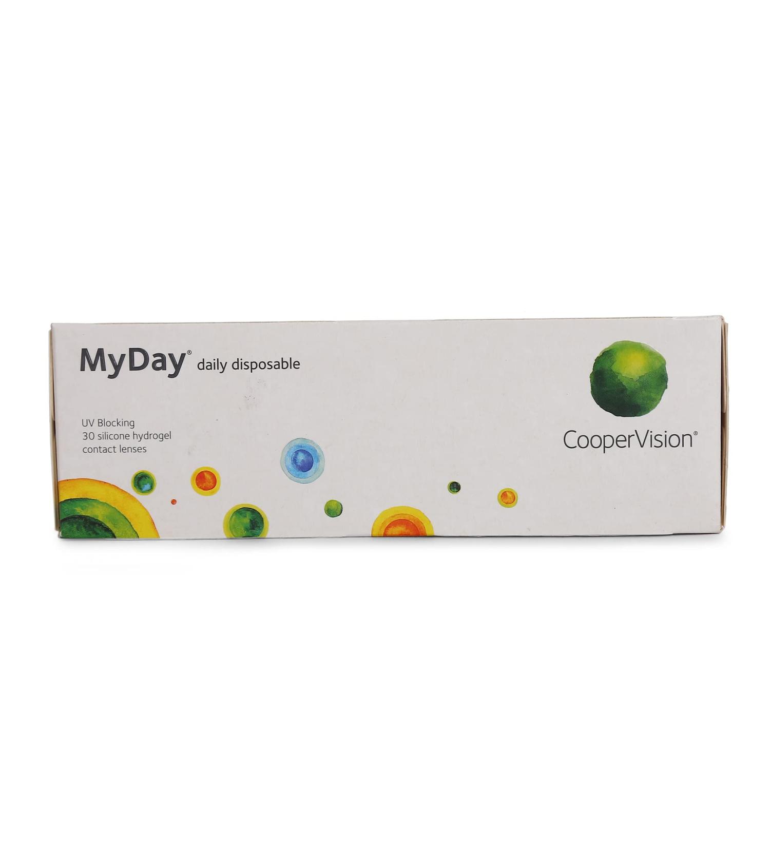 Buy MyDay Daily Disposable Soft Contact Lenses - 30 Pack | BC 8.40mm DIA 14.20mm -4.50 Diopters - International Shipping - Buy Online on GoSupps.com