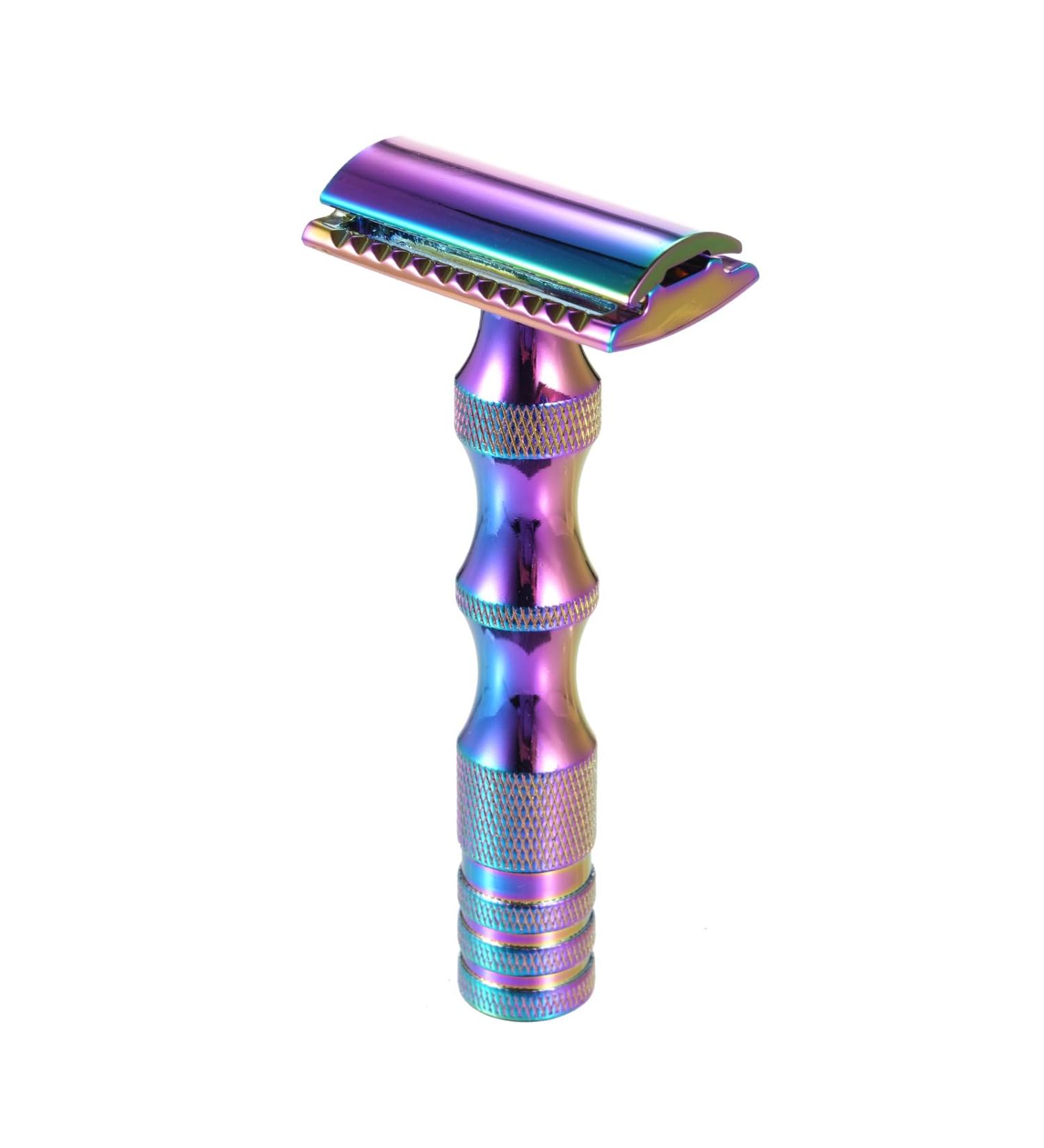 Layhou Men's Manual Adjustable Double-Sided Razor | Classic Multi-Colored Shaving Tool for Smooth Hair Removal - Buy Online on GoSupps.com