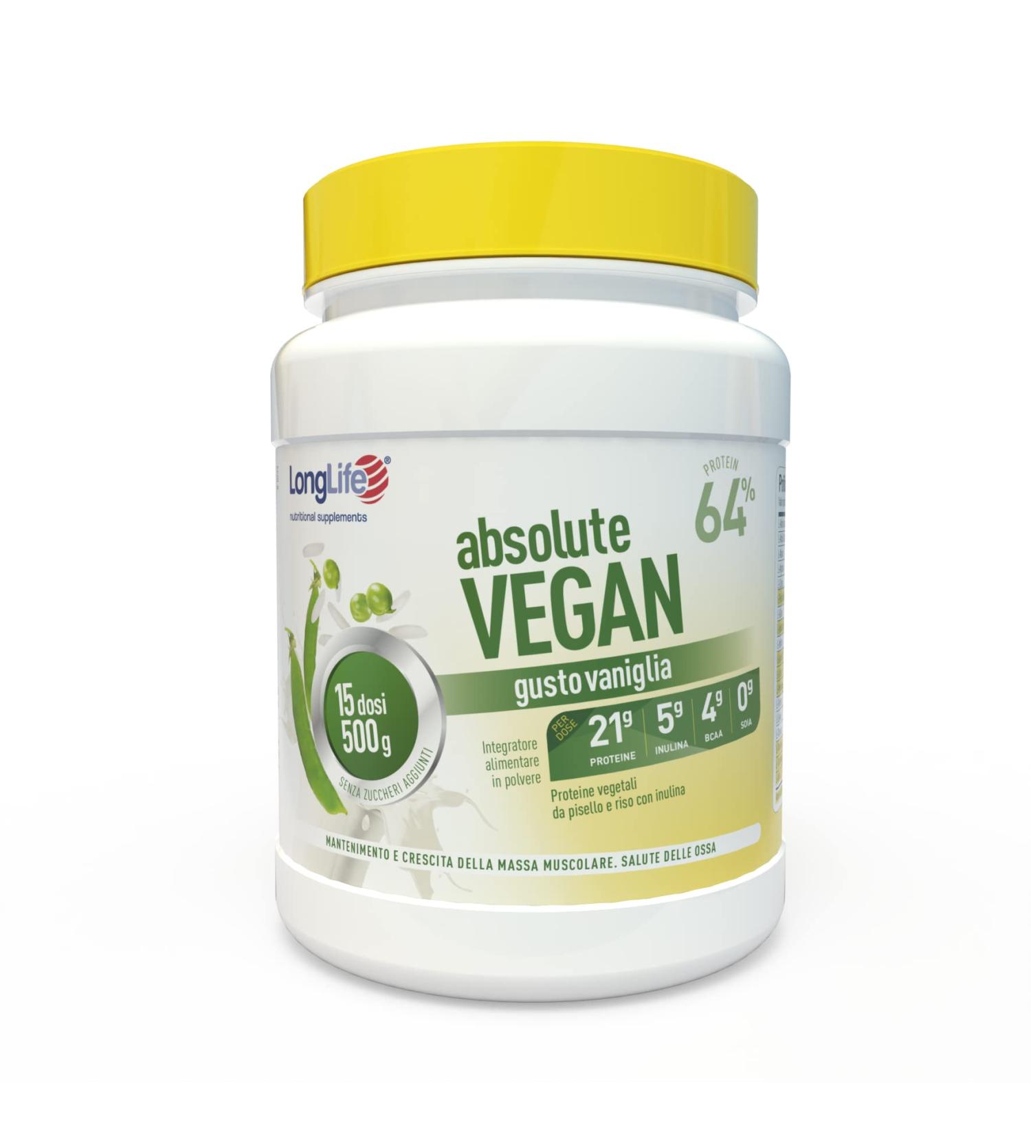 Longlife Longlife Absolute Vegan - 500 Gr - Buy Online on GoSupps.com