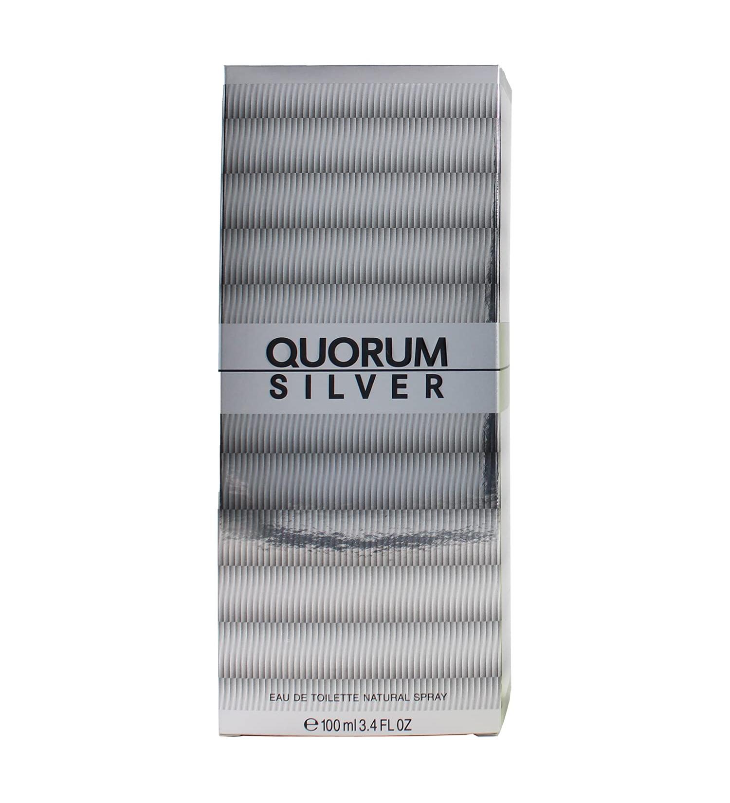 Quorum Silver Edt Spray 3.4 Oz By Antonio Puig 1 pcs sku# 416608MA - Buy Online on GoSupps.com