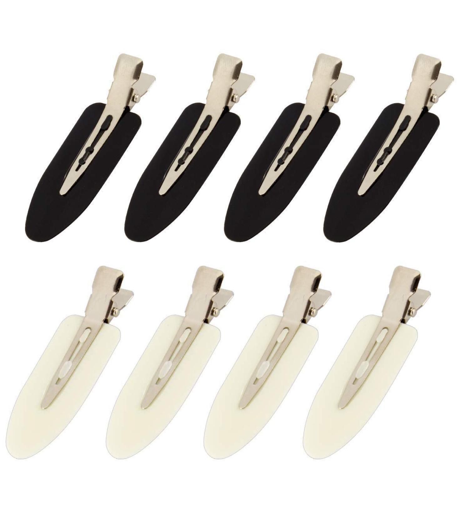 8 Pcs No Bend Hair Clips - Perfect for Hairstyles, Finger Waves, and Makeup Application - Buy Online on GoSupps.com