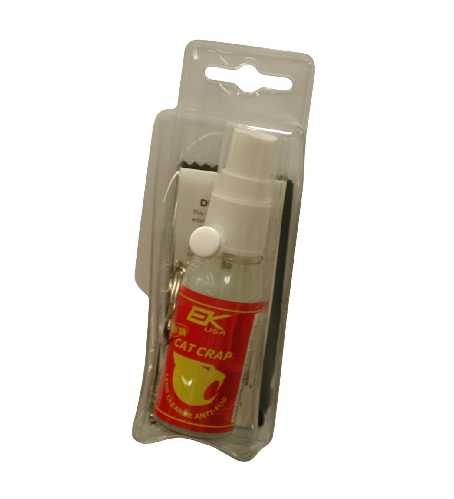 EK USA - 10836C , Cat Crap Spray-On Care Kit, Multi-Use Anti Fog Spray, for any Optics, Coatings, and Eyeglass Lens Cleaner