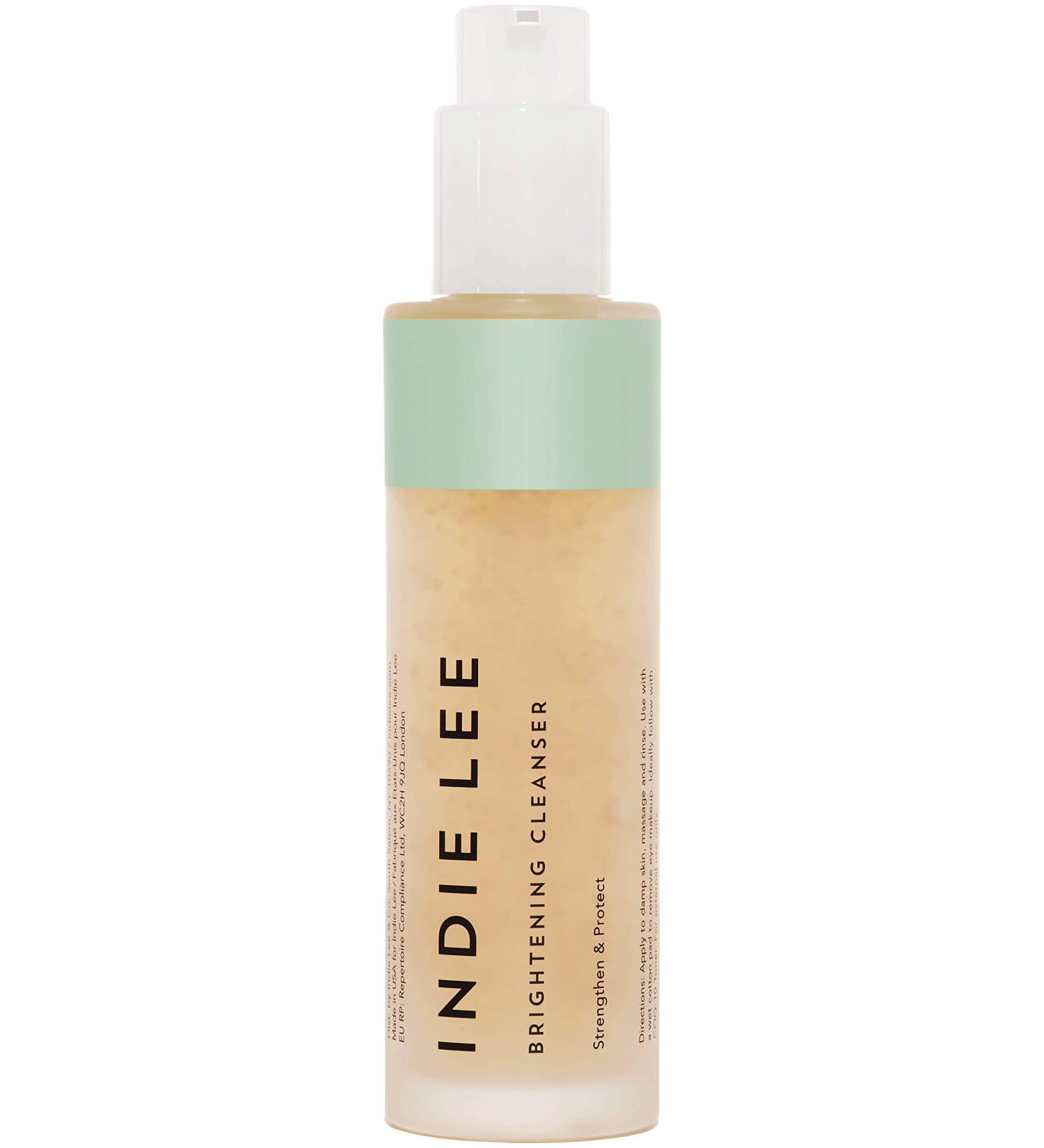 Indie Lee Brightening Cleanser 4.2oz - Exfoliating Gel Face Wash with Vitamin C for Brightening & Firming | Makeup Remover with Antioxidants | Protect Skin | 1-Pack - Buy Online on GoSupps.com