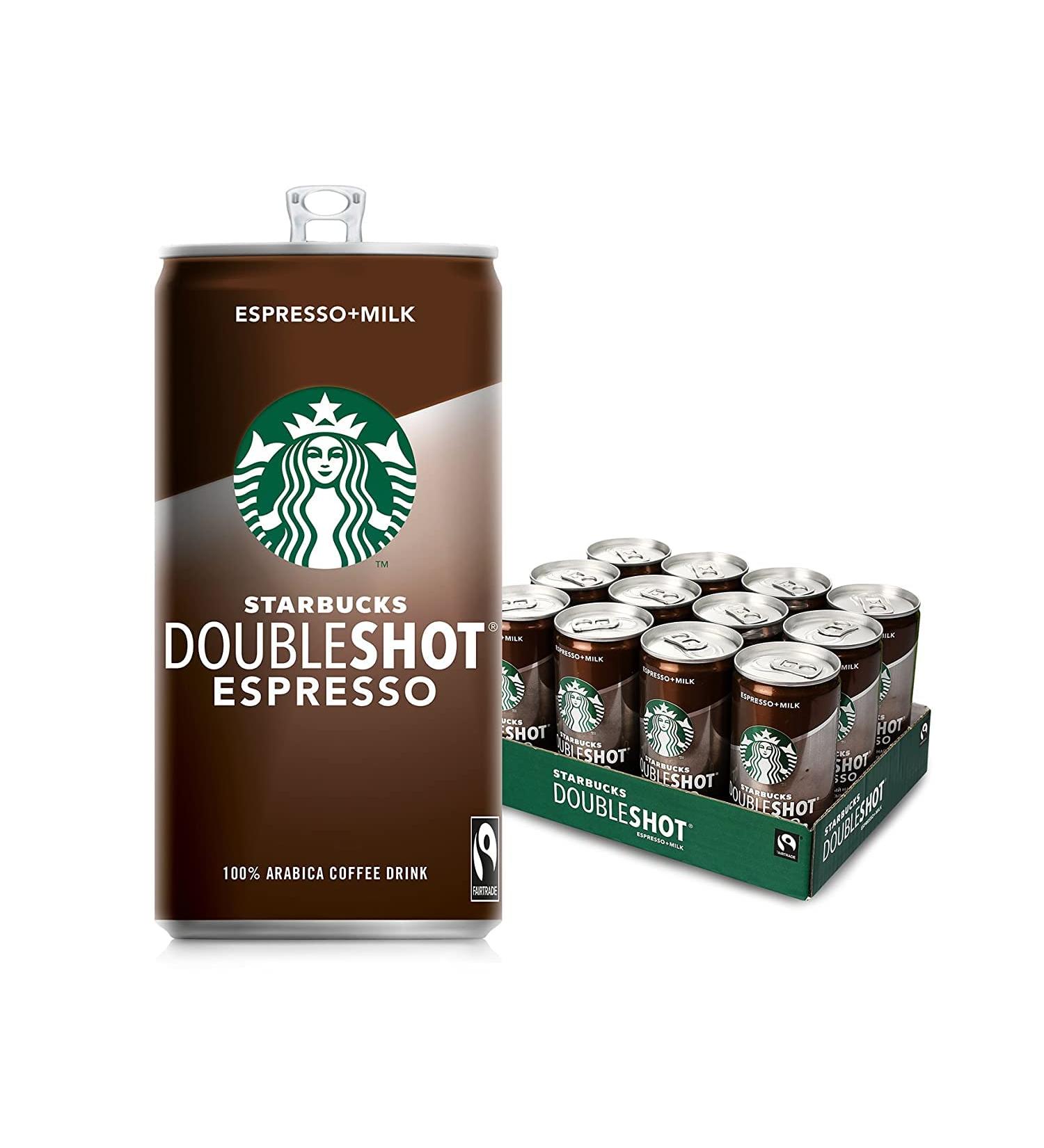 Starbucks Doubleshot Espresso Coffee Drinks 200ml Pack of 12 - Buy Online on GoSupps.com