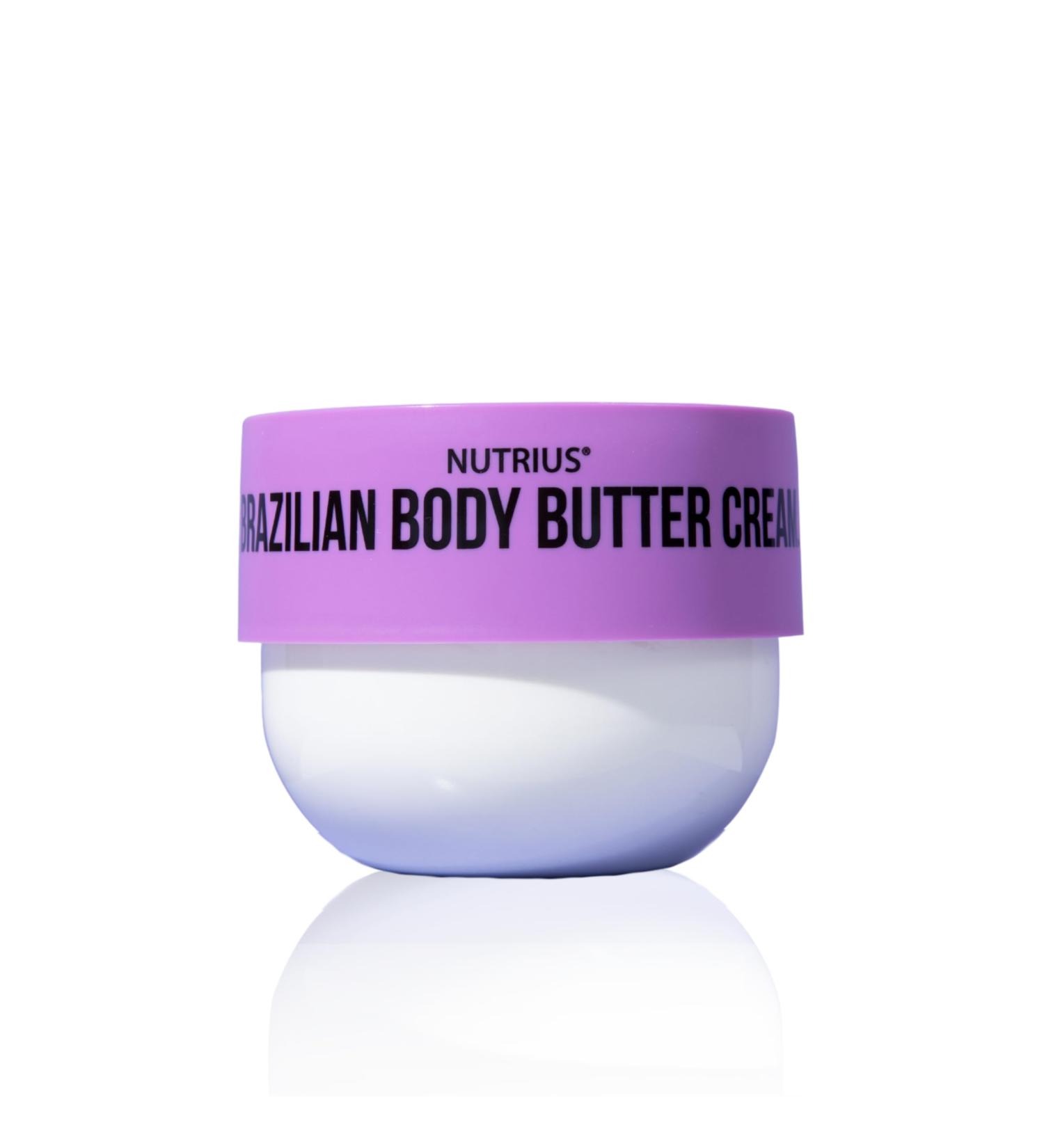 Nutrius Brazilian Body Butter Cream Botanical Bliss - Infused with Exquisite Botanicals for Luxurious Hydration and Nourishment - Unveiling Your Skin's Natural Radiance - 6 FL OZ - Buy Online on GoSupps.com