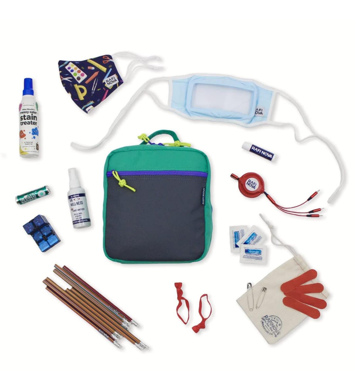 Oh Shit Kit Teachers Edition | Essential Face Coverings Lip Balm & Phone Charger | International Shipping Available - Buy Online on GoSupps.com