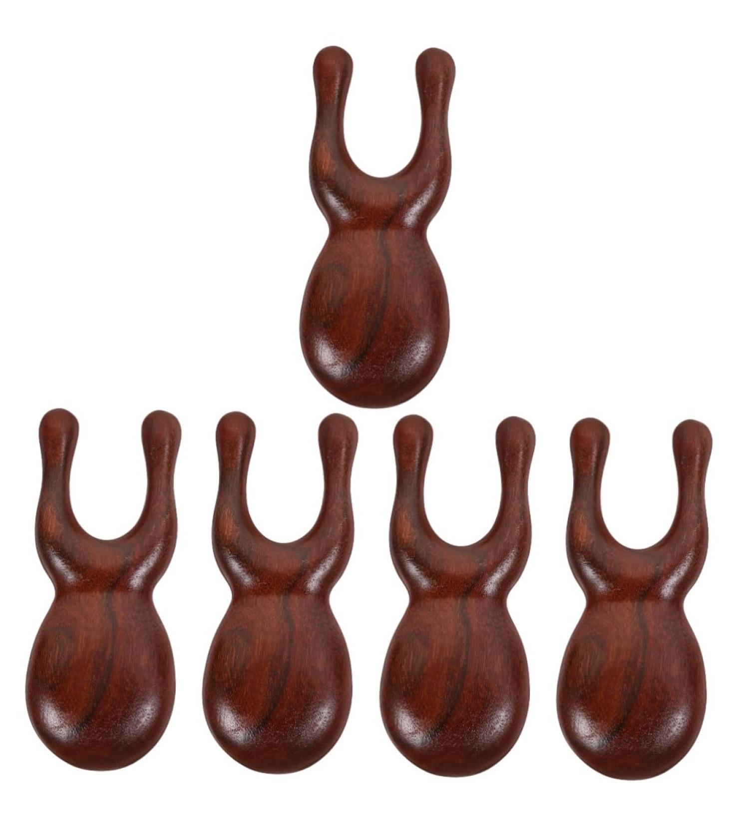 Beavorty Shiatsu Massage Tool - High-Quality Acupuncture & Scraping Device 5-Piece Boutique Set for Face & Nasal Care Portable Wooden Comb - Ideal for Home & Travel - Buy Online on GoSupps.com