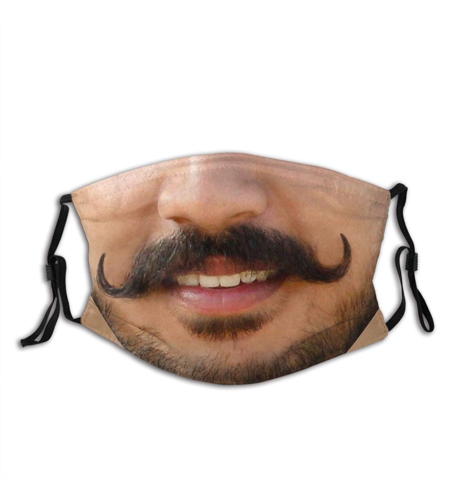 Buy XCNGG Funny Mouth Face Mask - Reusable Washable Dustproof & Windproof Balaclava for Adults | International Shipping Available - Buy Online on GoSupps.com