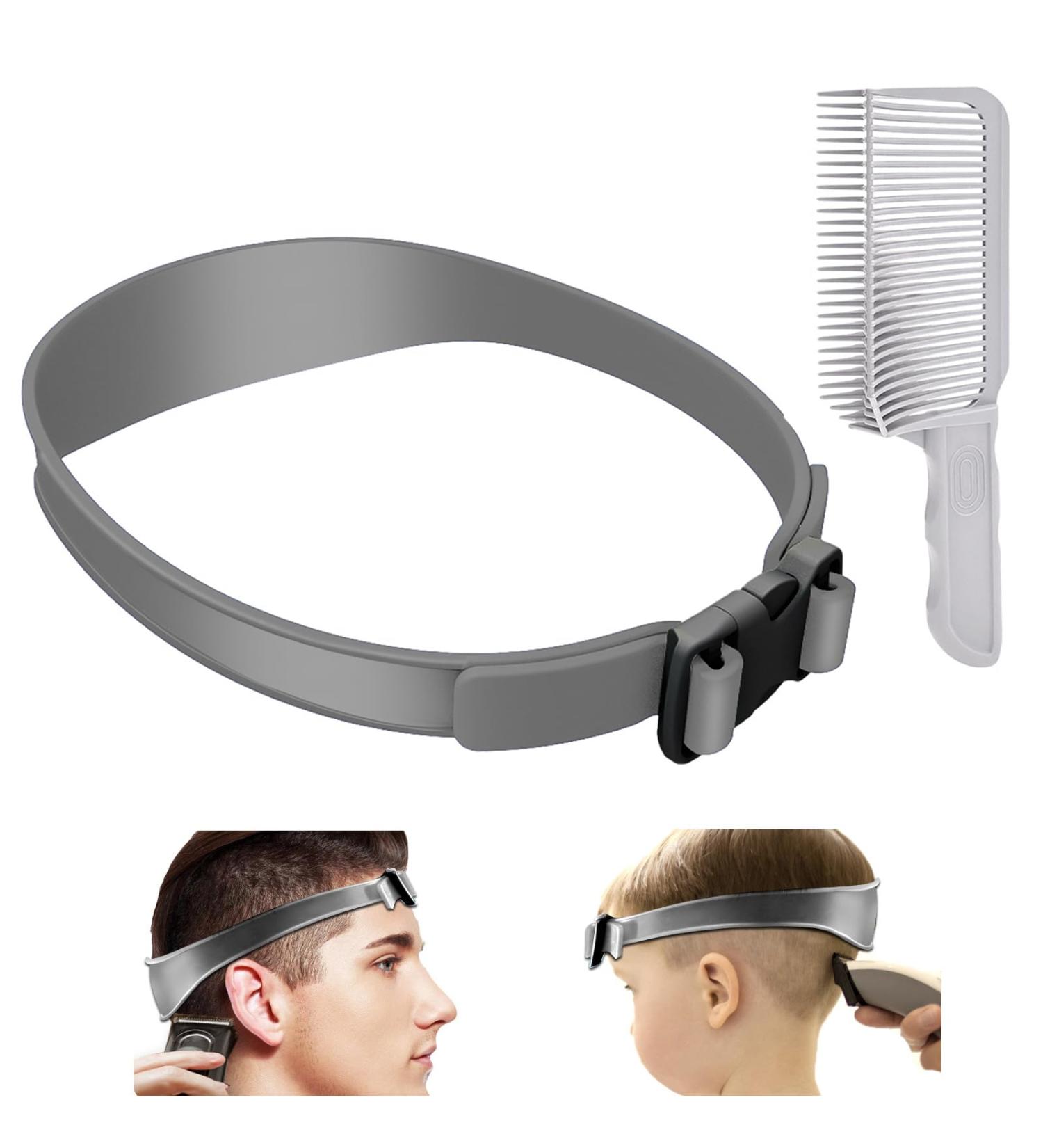 Magiho Hair Cutting Comb Adjustable Hair Cutting Aid Grey Hair Cutting Aid Hair Cutting Stencil Ideal for Self-Haircuts Men's Hairstyles - Buy Online on GoSupps.com