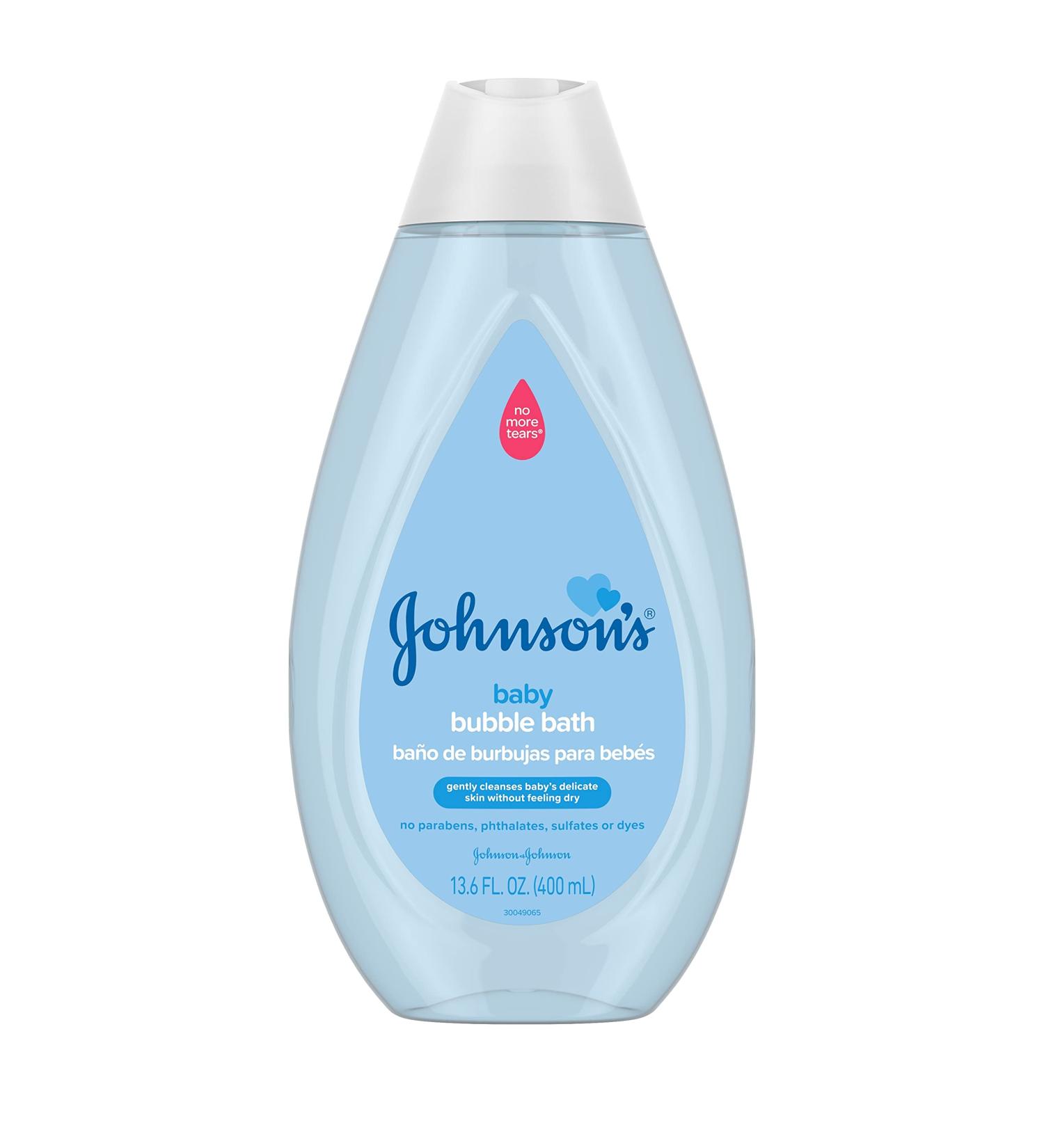 Johnson's Baby Bubble Bath for Gentle Baby Skin Care  Paraben-Free & Pediatrician-Tested Baby Bubble Bath  Hypoallergenic  Tear-Free  Dye-  Phthalate- & Sulfate-Free  13.6 fl. oz - Buy Online on GoSupps.com