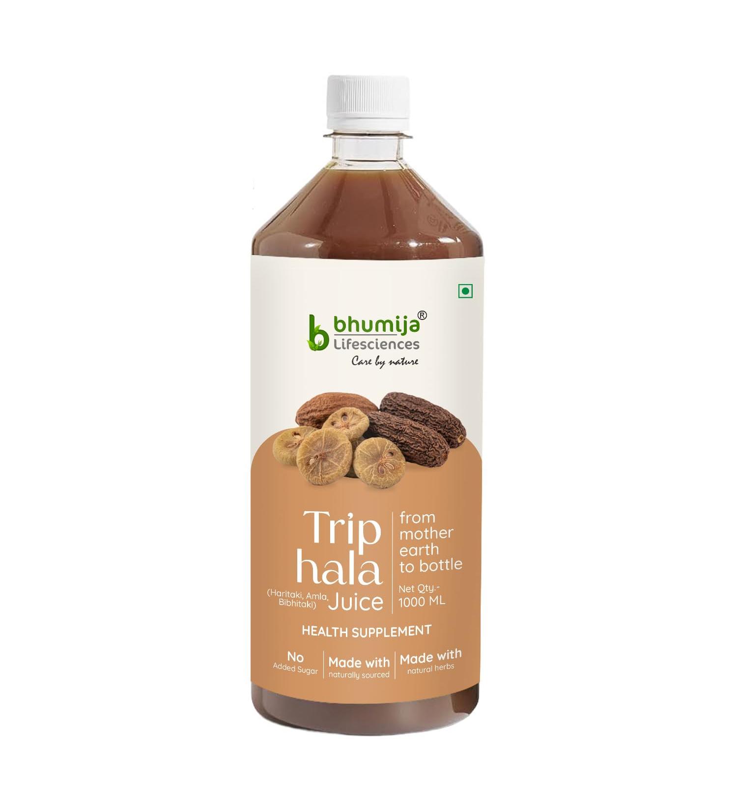 Bhumija Lifesciences Triphala Juice (Pack of 1) - Buy Online on GoSupps.com