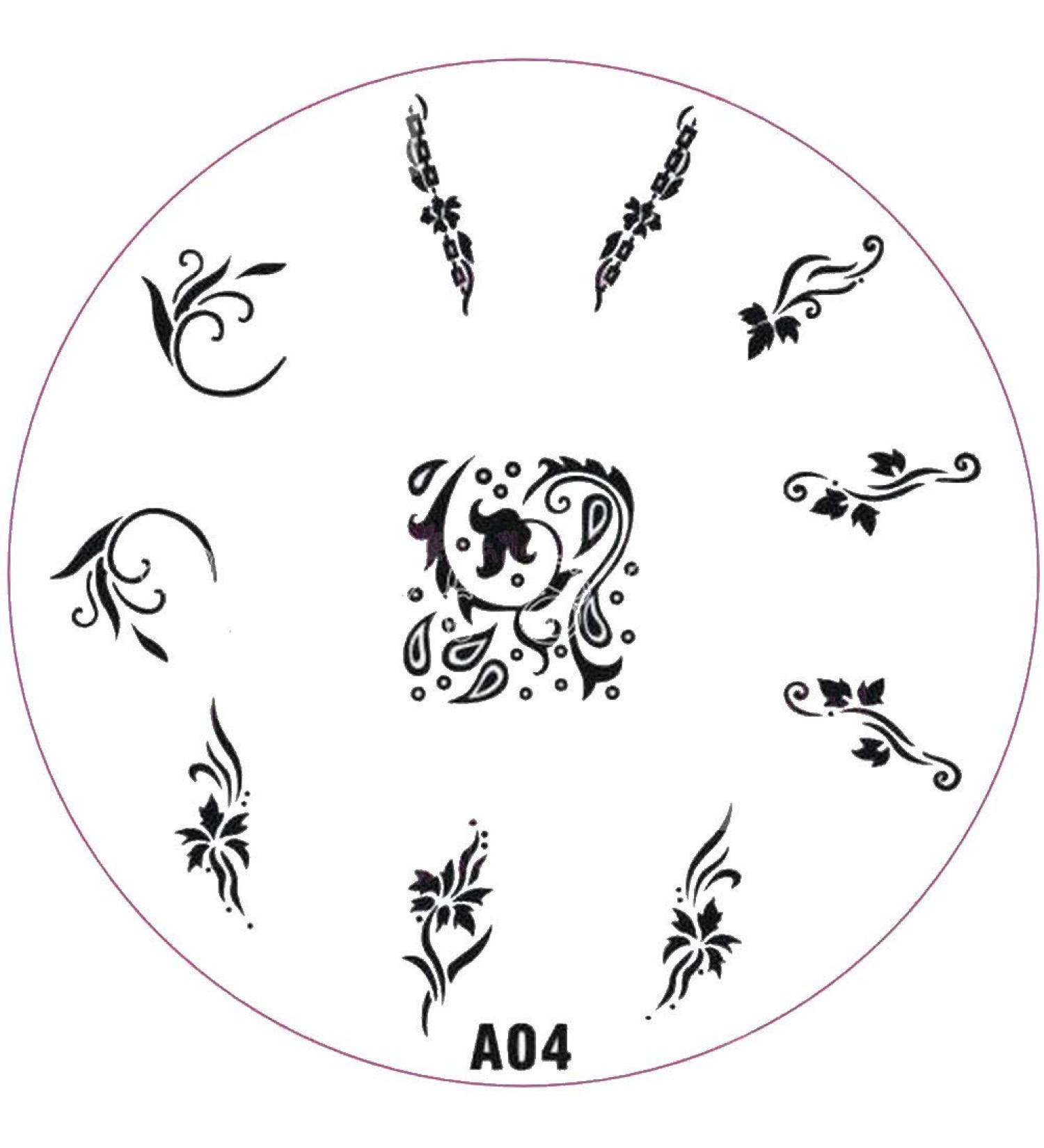 Stamping template # a-04