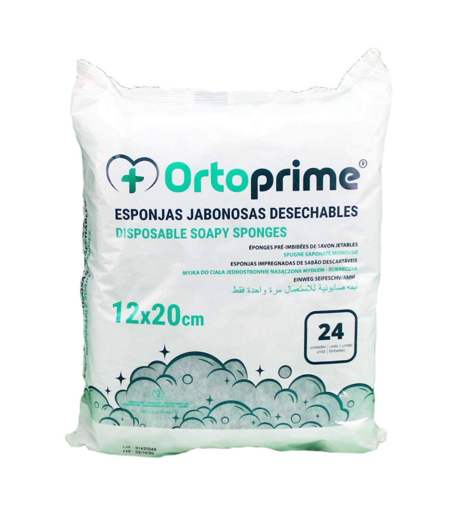 24 Disposable One-Way Sponges for Babies & Adults - Soft Clean Skin Soap Towels | International Shipping - Buy Online on GoSupps.com