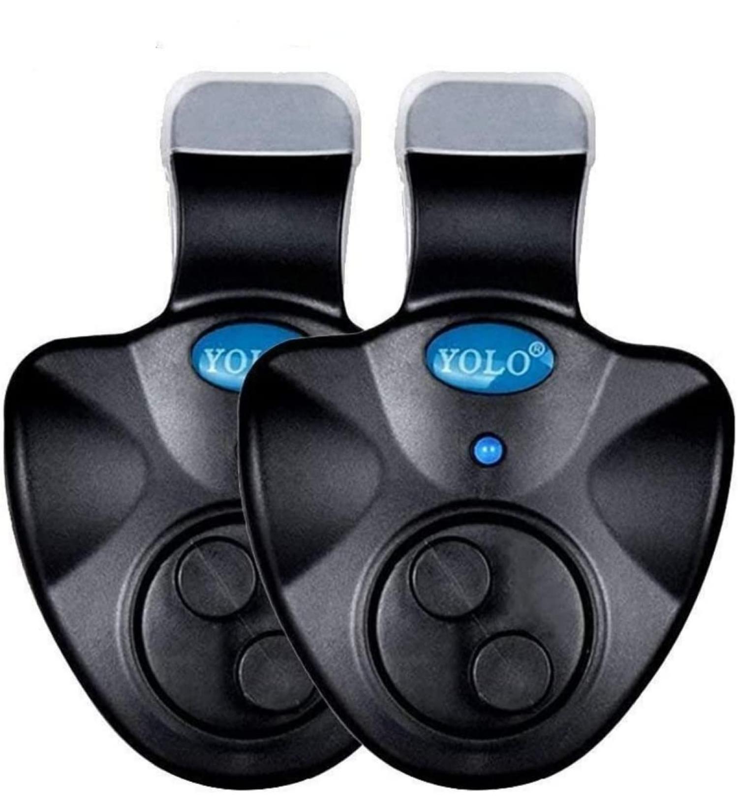 eoocvt 2pcs Fishing Bite Alarm Electronic Fishing Bite Alarm Indicator LED Light Fishing Rod with Sound Alert - Buy Online on GoSupps.com