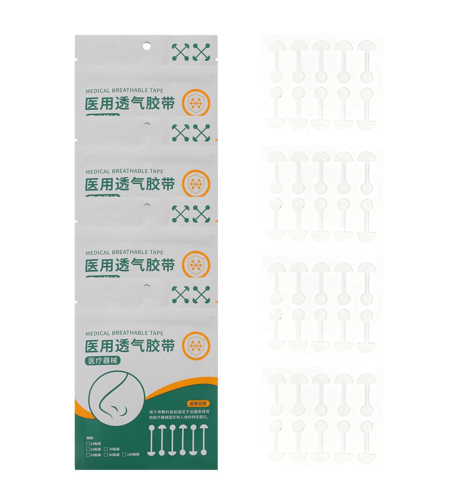 Patchs Nasaux Transparents et R utilisables pour Remodelage du Nez D'halt re Bandes Nasales Souples Autocollantes Confortables et lastiques 4 Packs pour Usage - Buy Online on GoSupps.com