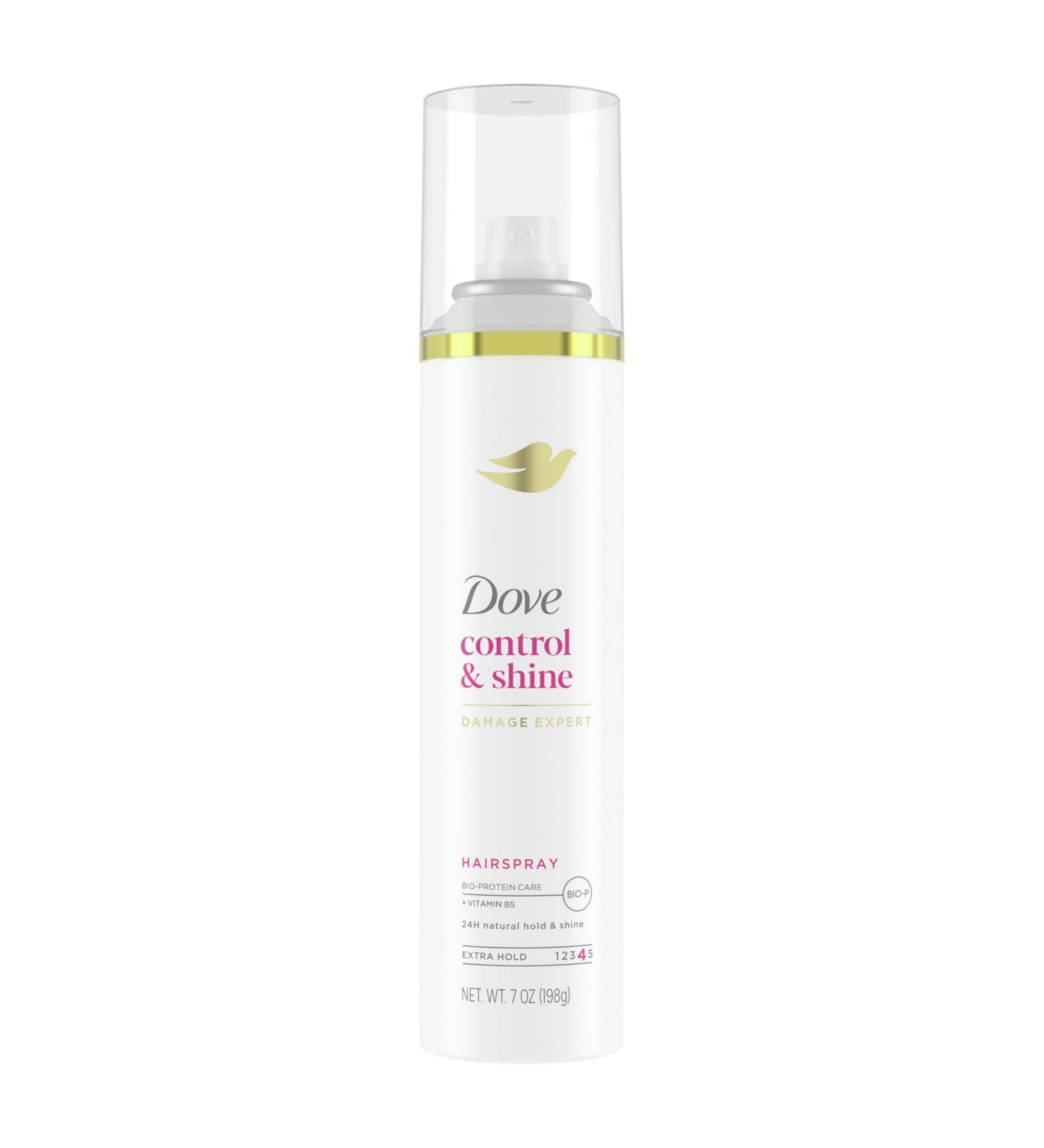 Dove Extra Hold Styling Hairspray Control & Shine for Long-Lasting Hold & Shine Provides 24H Natural Hold & Shine 7 oz 7 Ounce (Pack of 1) - Buy Online on GoSupps.com