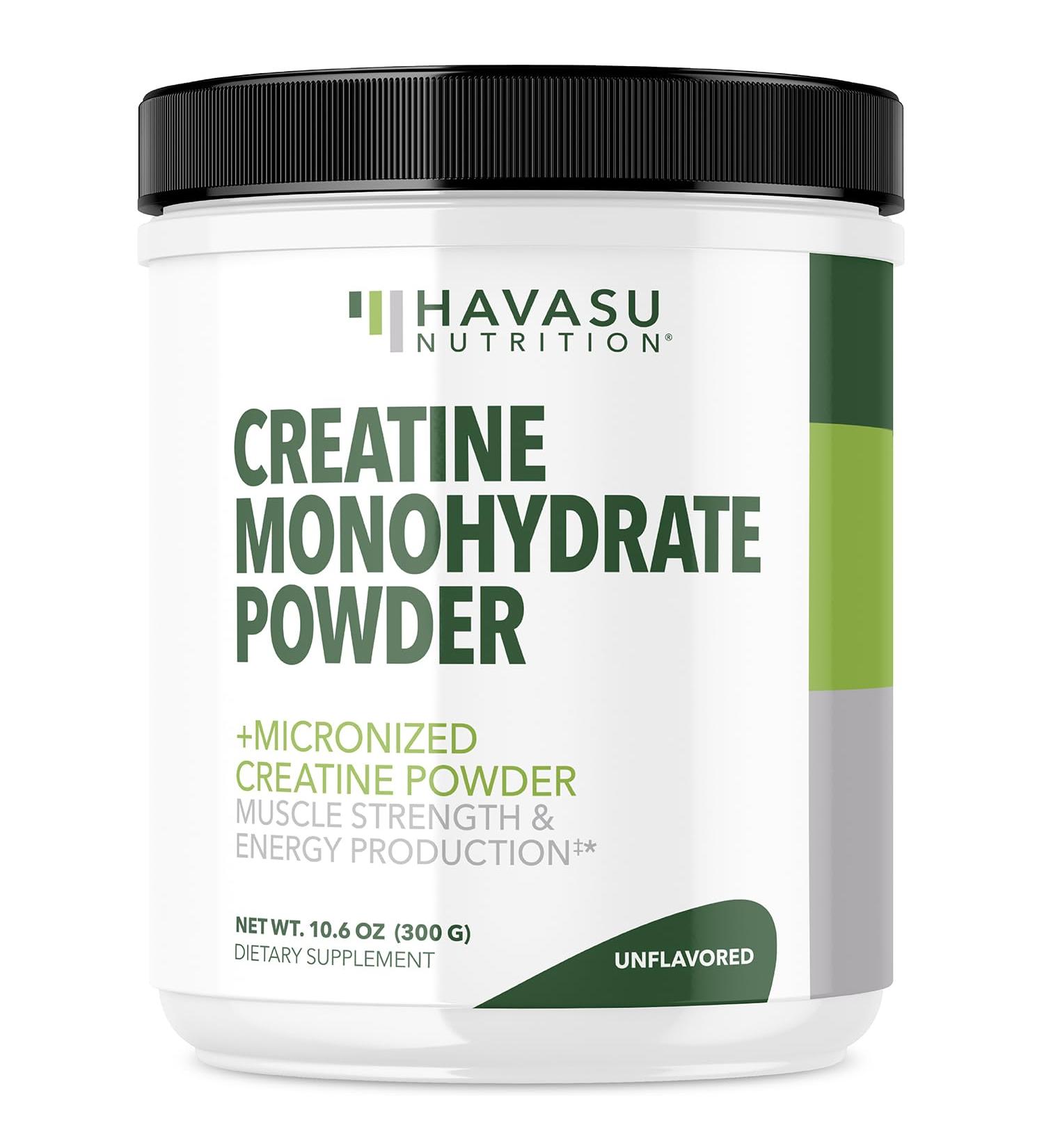 Micronized Creatine Monohydrate Powder - 5g Unflavored Post-Workout Recovery for Lean Muscle Mass Endurance and Energy Production - Easy-to-Mix - Vegan Non-GMO Gluten-Free - 60 Servings 60 Servings (Pack of 1) - Buy Online on GoSupps.com