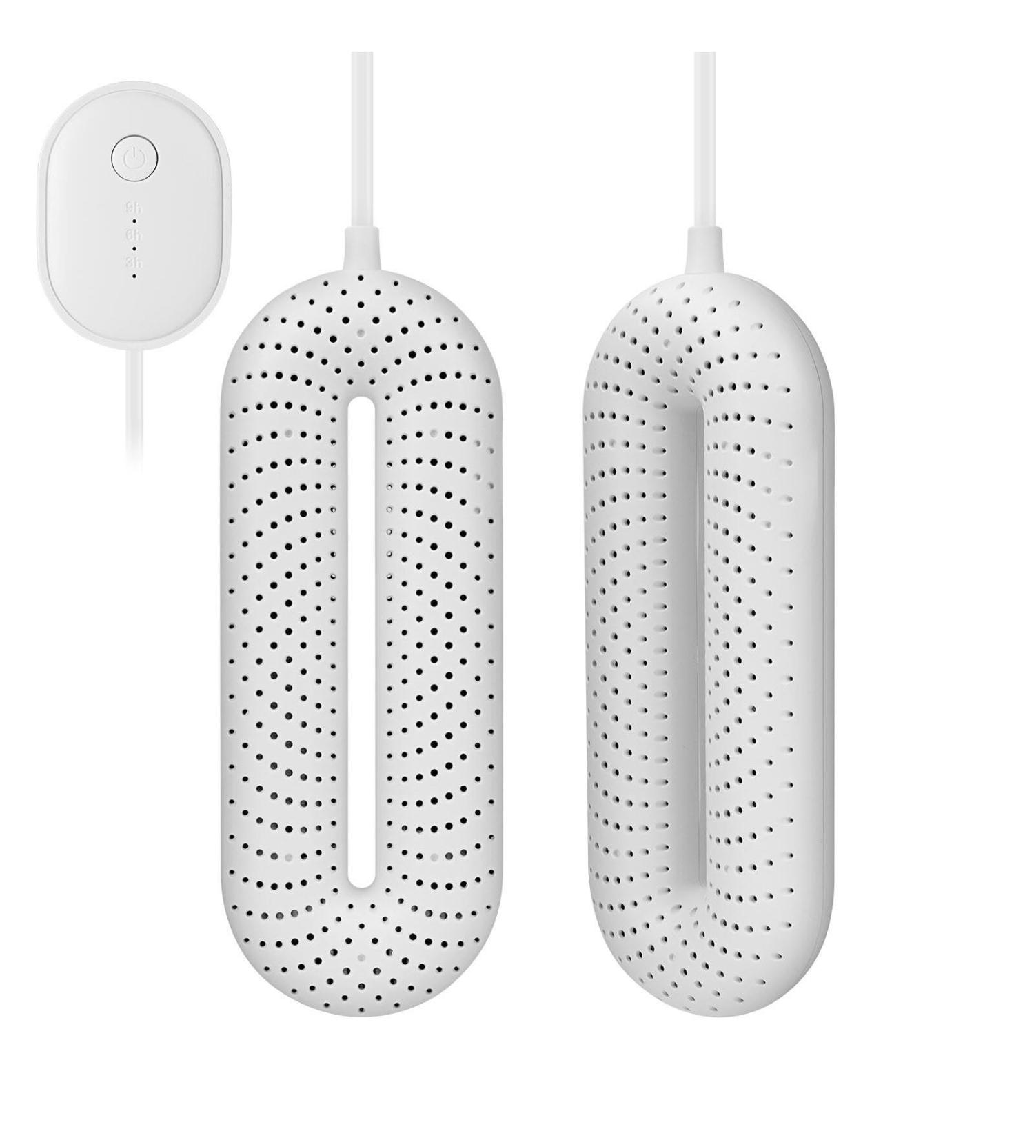 flintronic Shoe Dryer Portable Shoe Dryer Boot Dryer Foot Warming Deodorizer with 3 Timer Modes Safe and Fire Resistant Suitable for Shoes Gloves Socks Ski Boots White - Buy Online on GoSupps.com