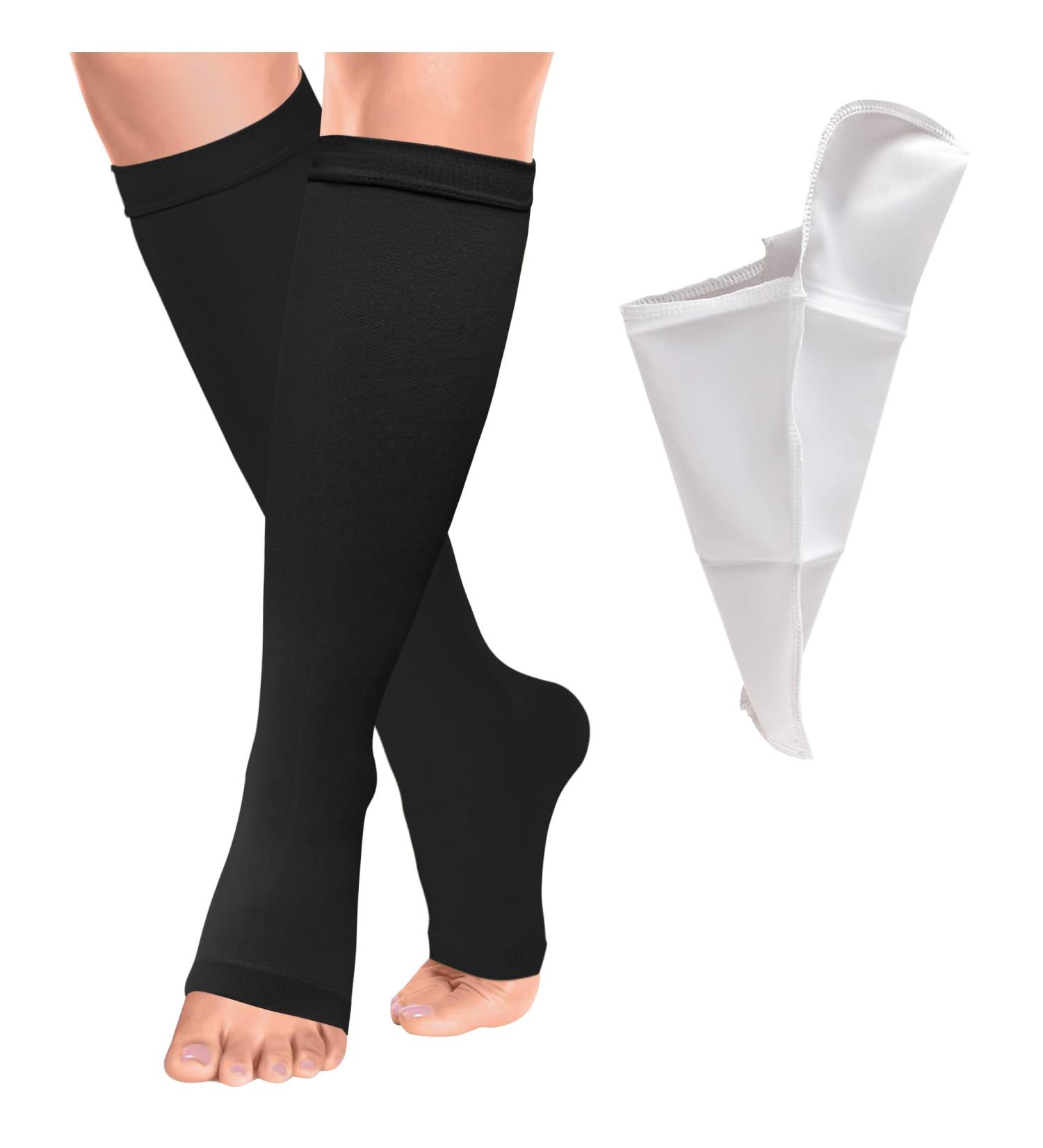 Buy Bella Medical Compression Stockings for Women - 23-32 mmHg Support Socks for Varicose Veins & Edema - XXL Black - International Shipping Available - Buy Online on GoSupps.com