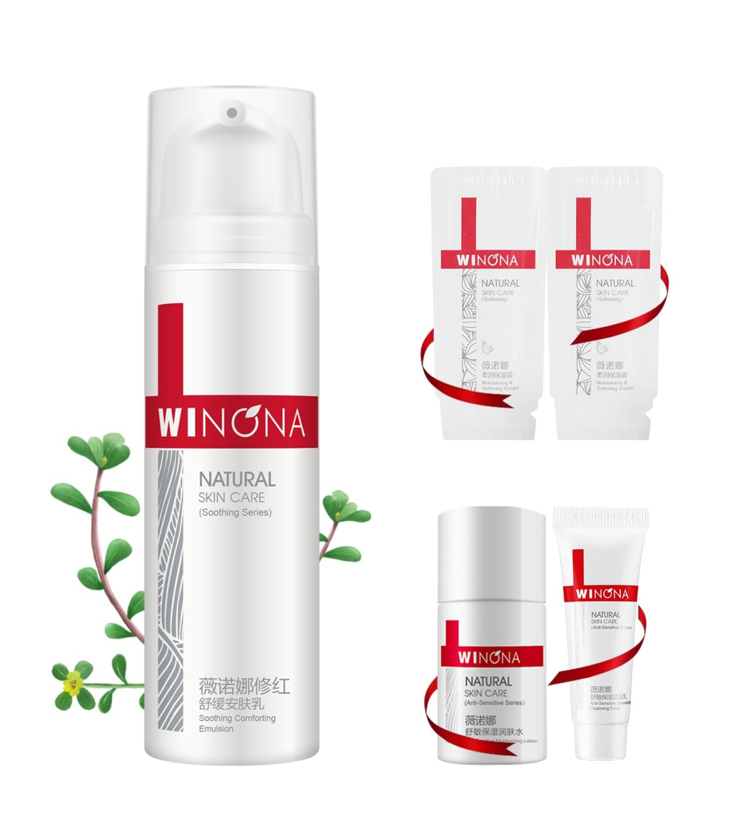 WINONA Soothing Comforting Emulsion 50g Sensitive Skin Hydrating Moisturizer Barrier Repair Redness Improving Skin Care Products Type O