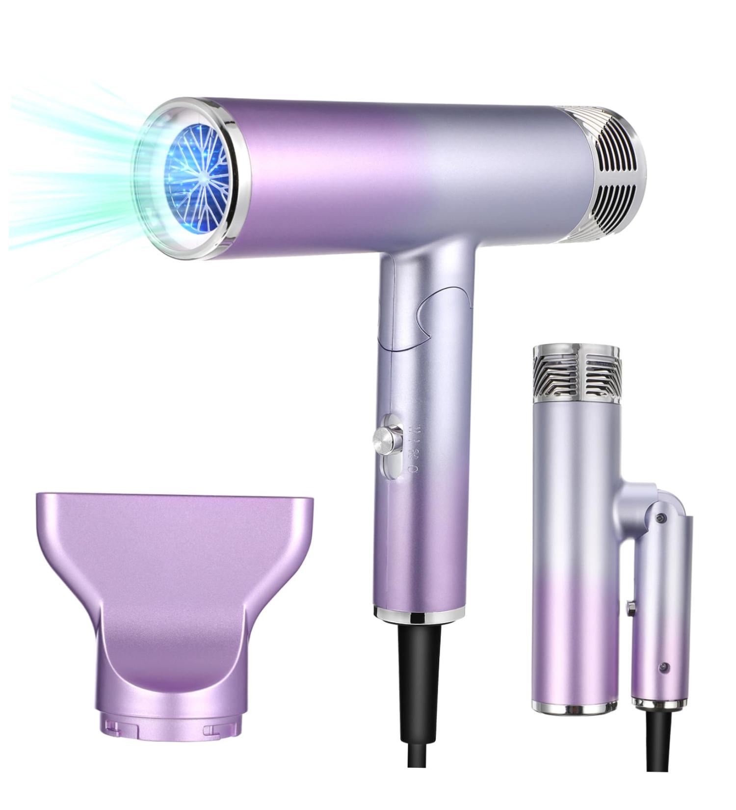 OHPHCALL Foldable Hair Dryer Travel Blow Dryer Small Travel Hair Dryer Small Hairdryer Small Hair Dryer Abs - Buy Online on GoSupps.com